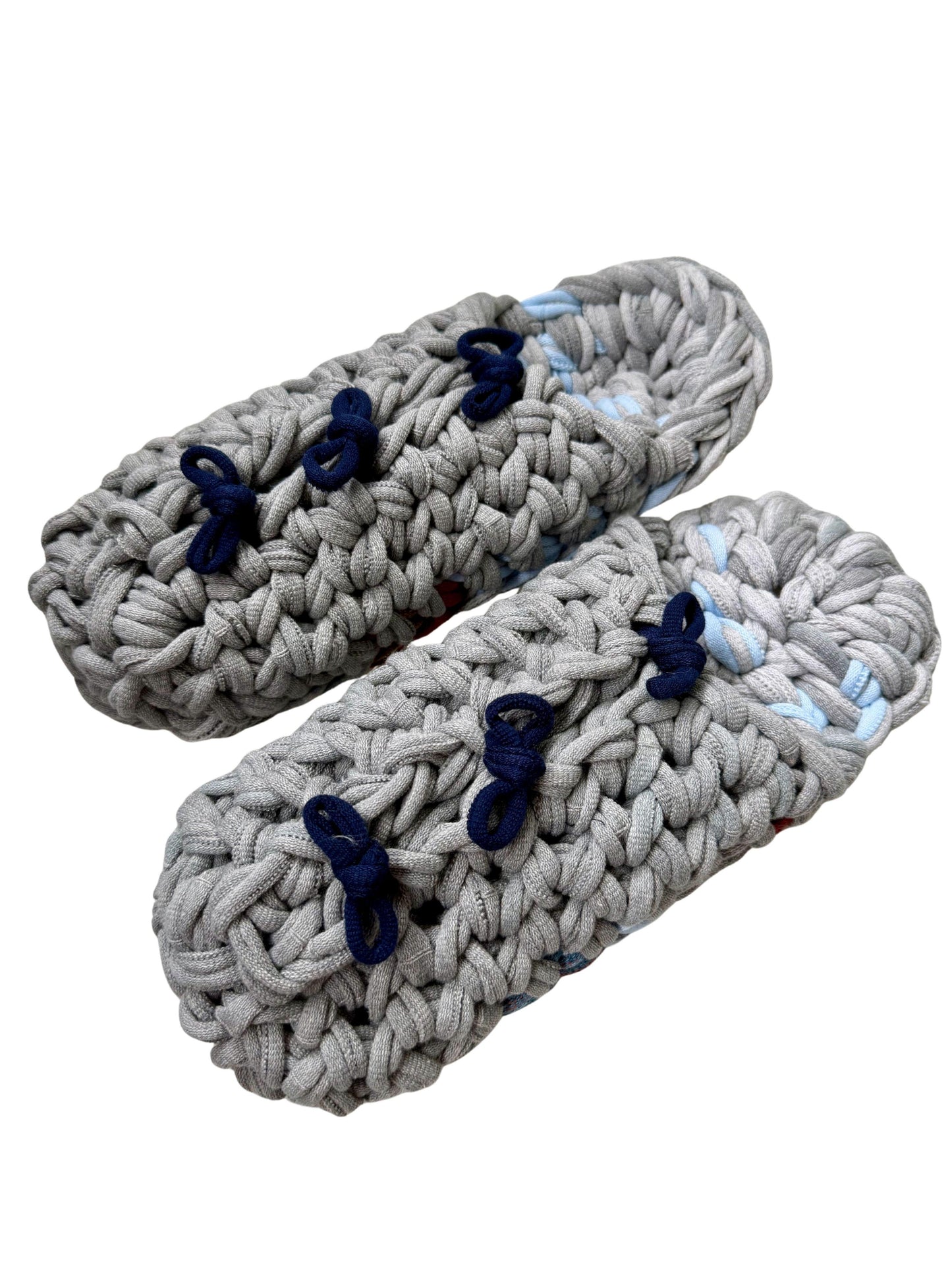 XL | Knit up-cycle slippers 2025-XL19 [XL]