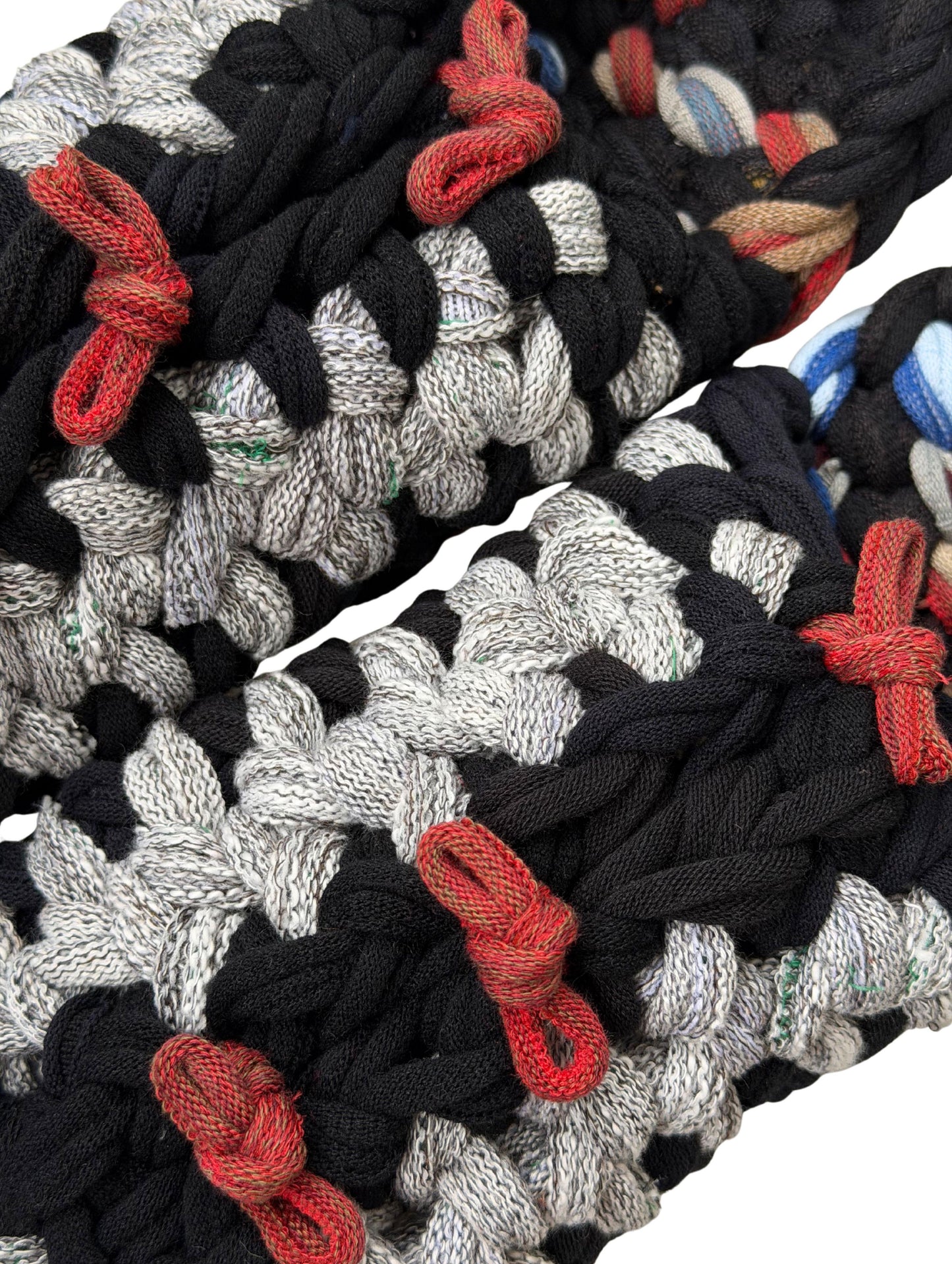 XL | Gestrickte Upcycling-Hausschuhe 2024-XL80 [XL]