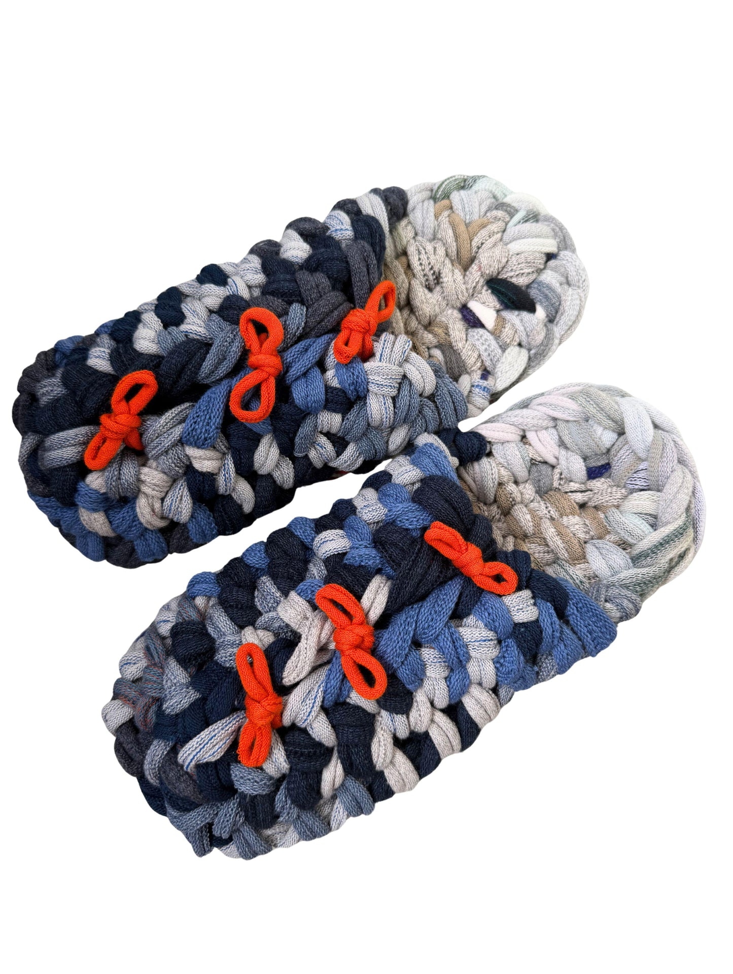 Large | Knit up-cycle slippers 2025-Large32 [Large]