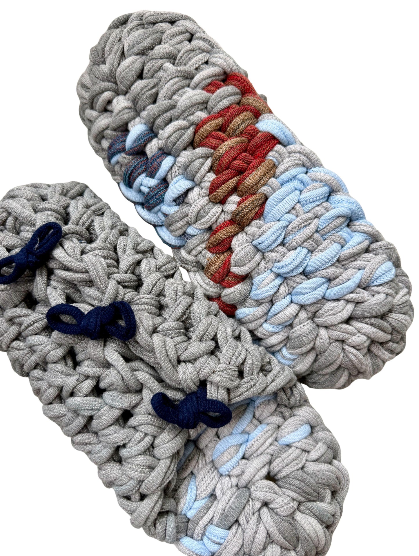 XL | Knit up-cycle slippers 2025-XL19 [XL]