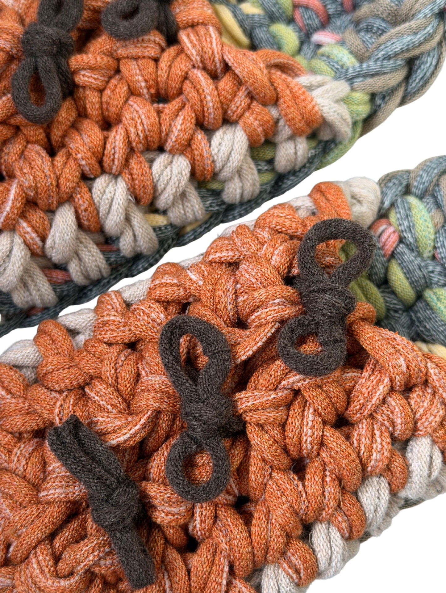 Large | Knit up-cycle slippers 2025-Large38 [Large]