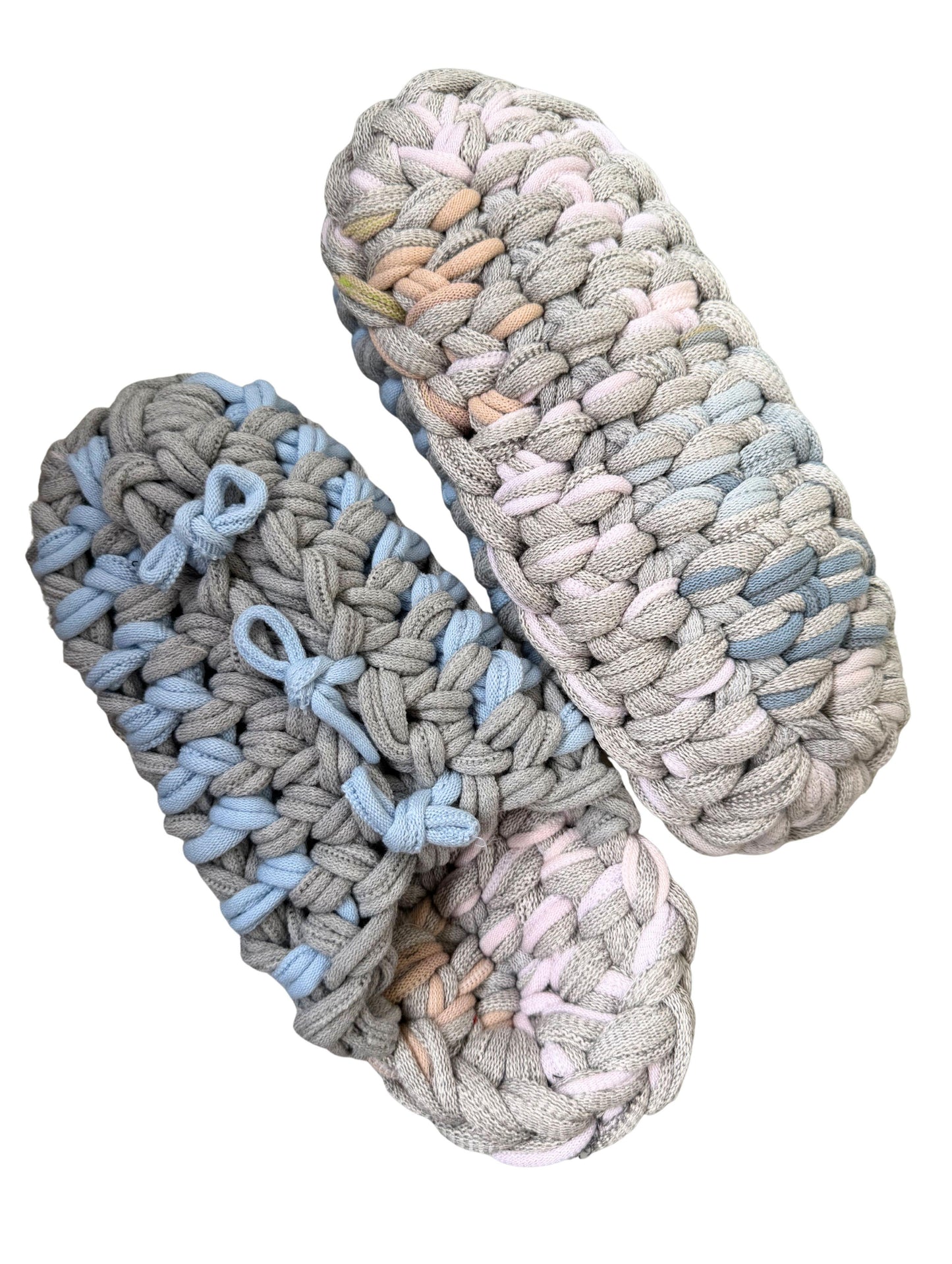Large | Knit up-cycle slippers 2025-Large45 [Large]