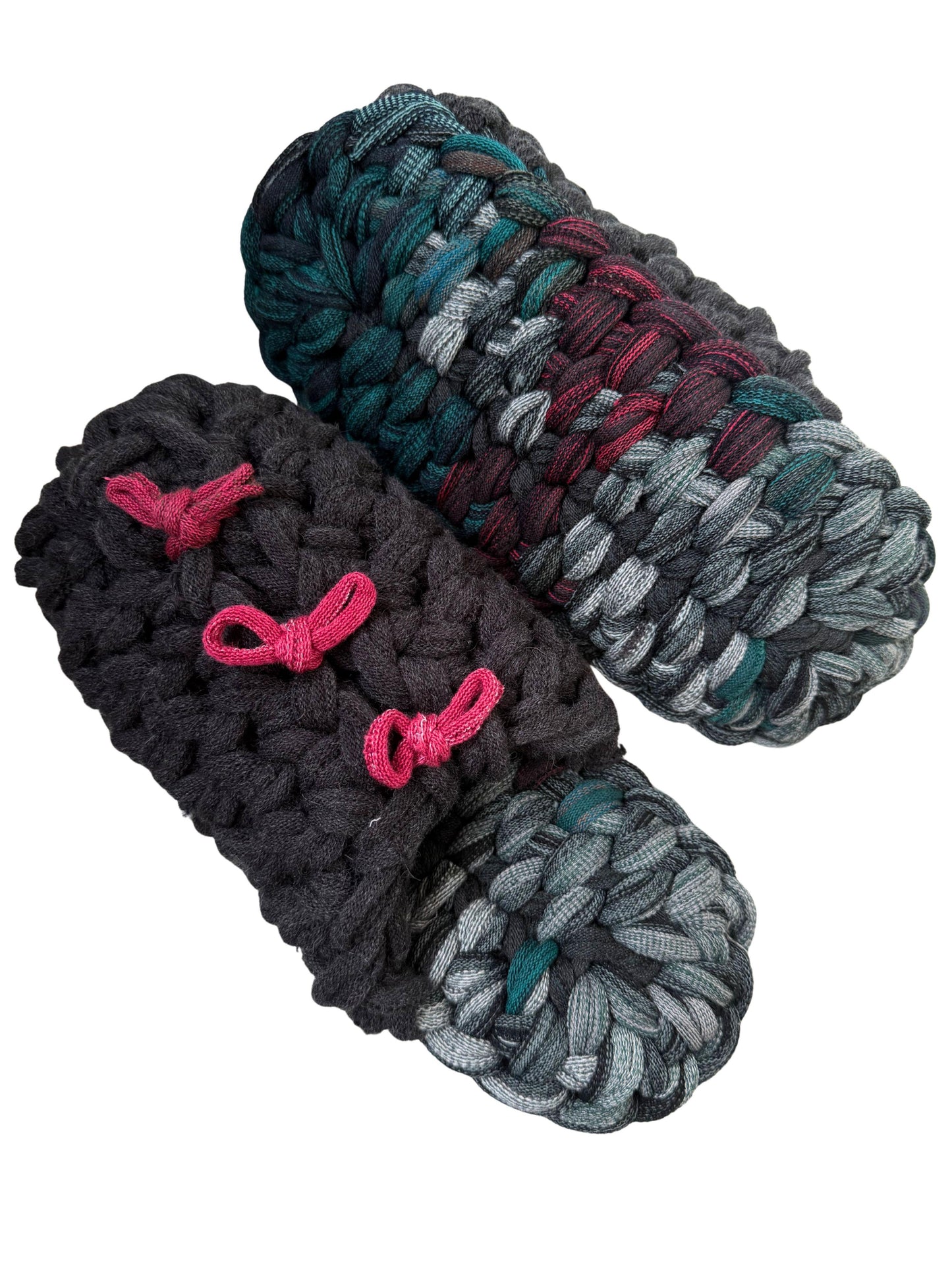 Large | Knit up-cycle slippers 2025-Large35 [Large]
