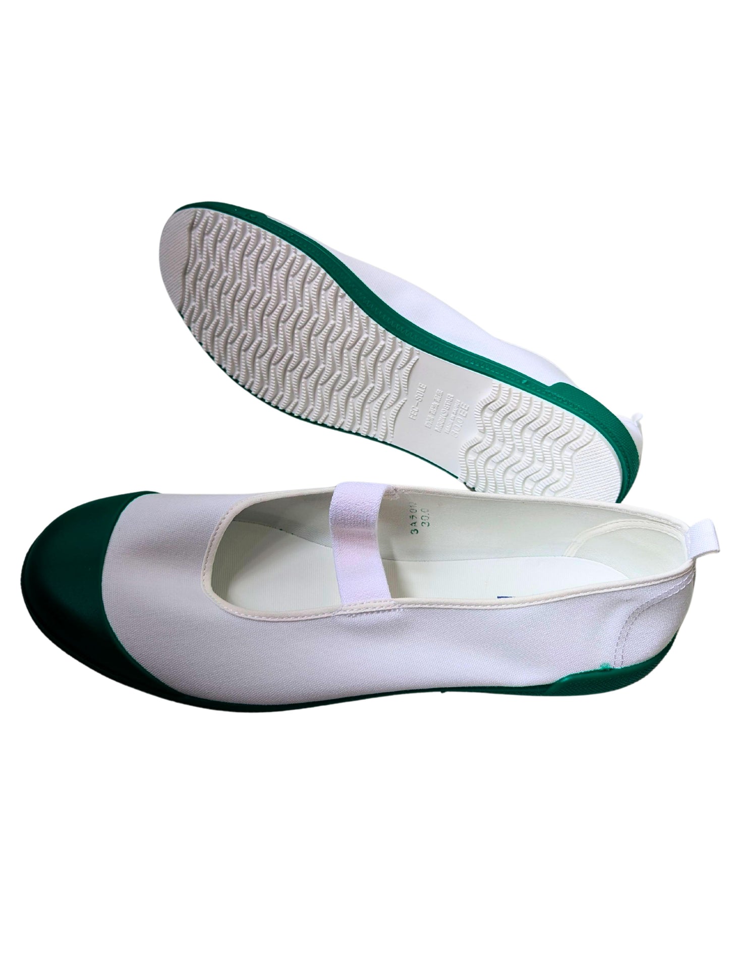 Uwabaki Type #01 [Green]  Japan made school indoor shoes