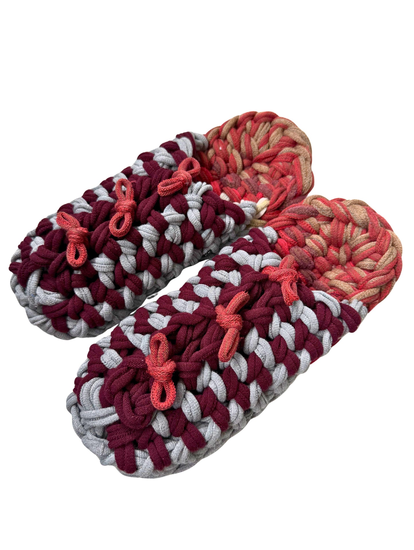 XL | Knit up-cycle slippers 2025-XL18 [XL]