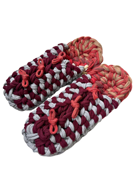 XL | Knit up-cycle slippers 2025-XL18 [XL]
