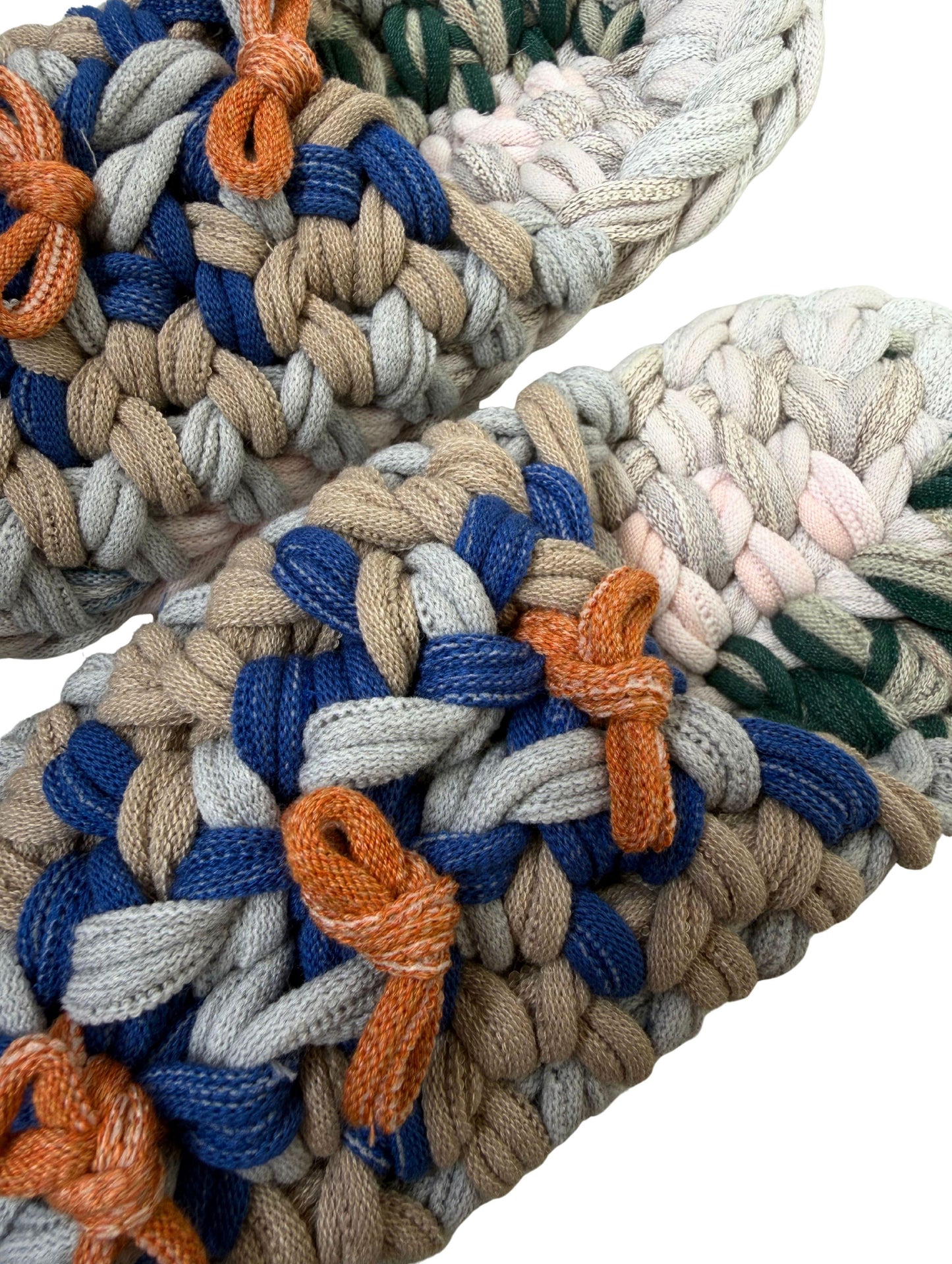 Large | Knit up-cycle slippers 2025-Large37 [Large]