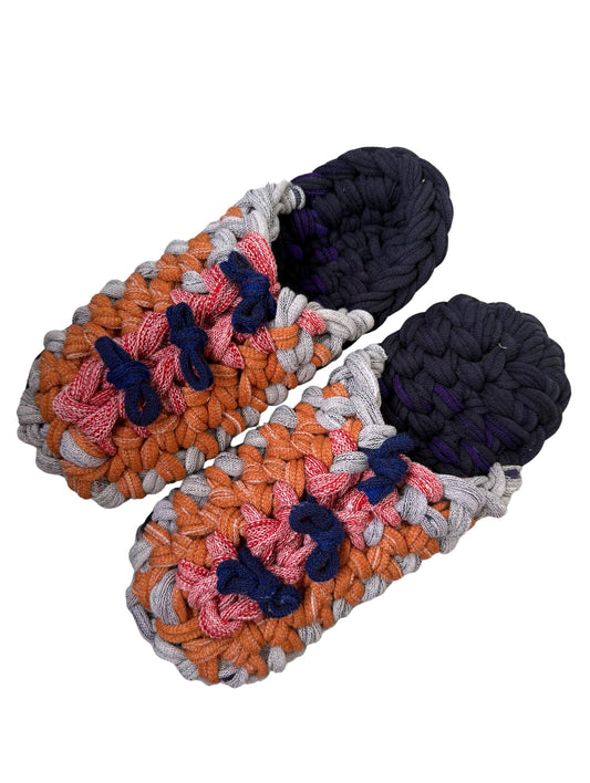 Large | Knit up-cycle slippers 2025-Large47 [Large]