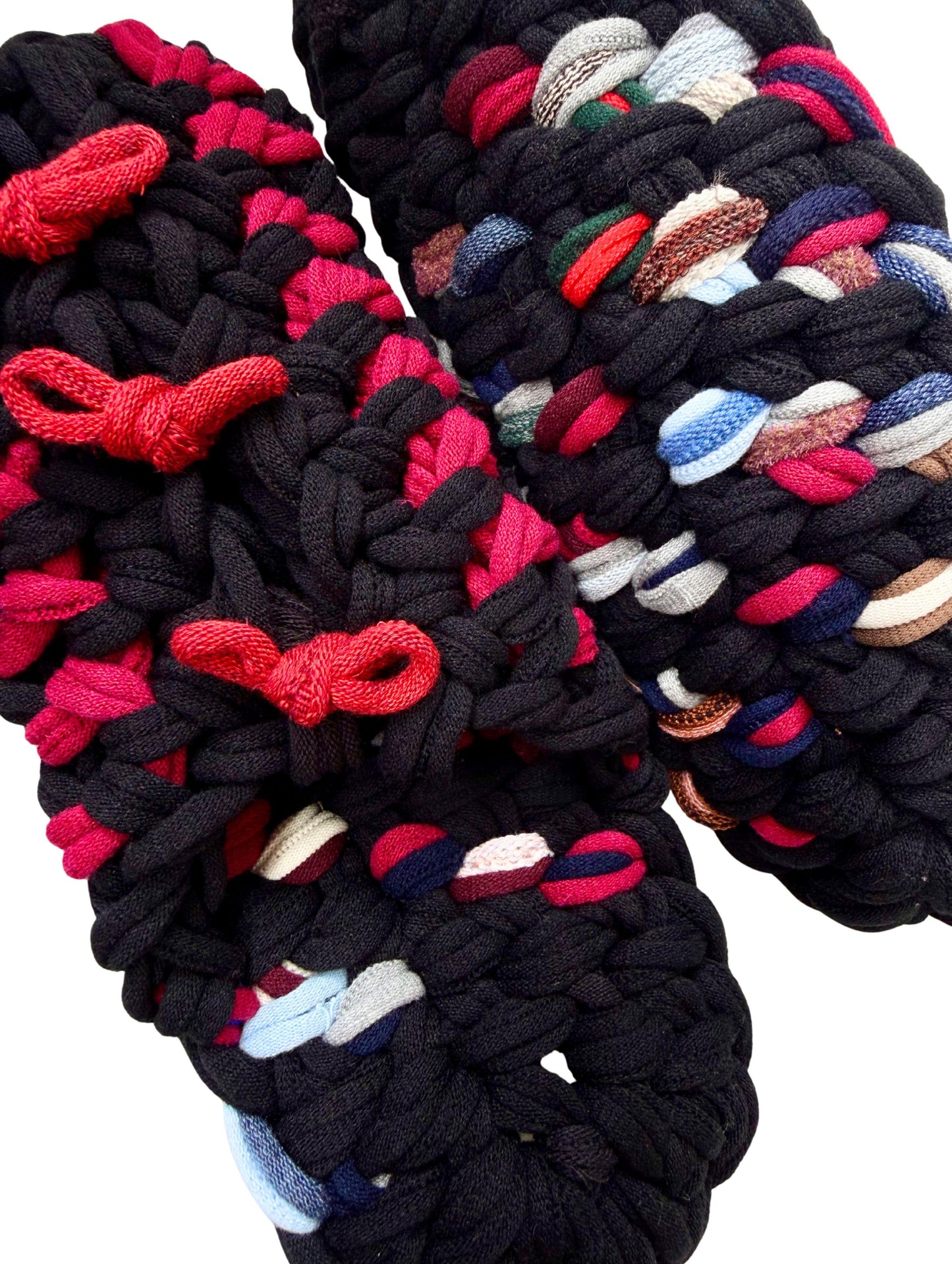 XL | Knit up-cycle slippers 2025-XL22 [XL]