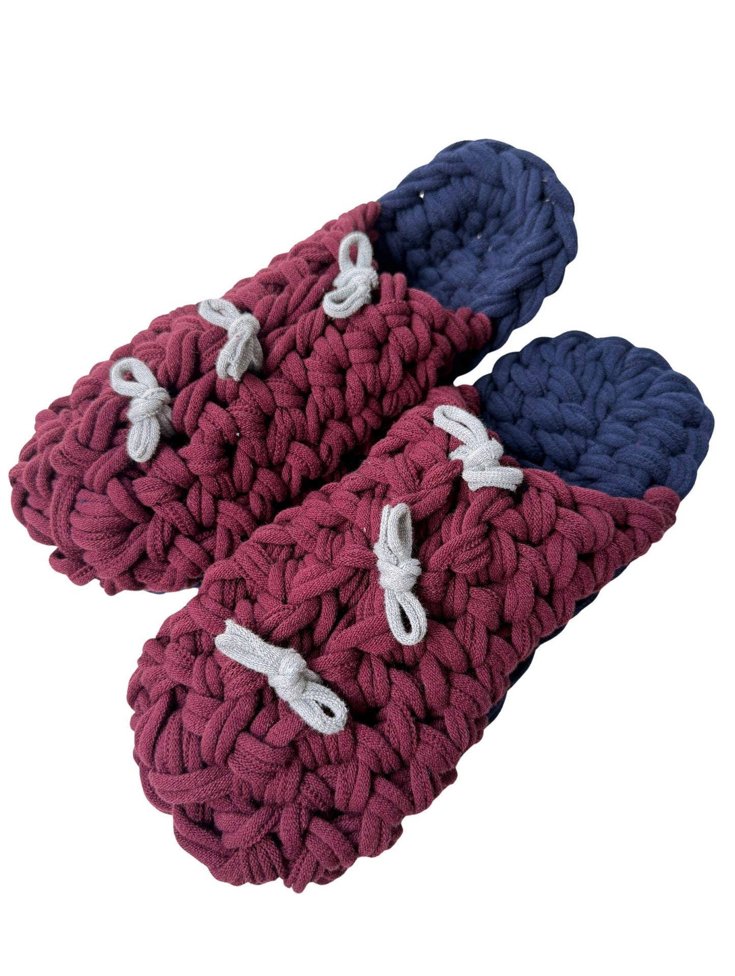 XL | Knit up-cycle slippers 2025-XL03 [XL]