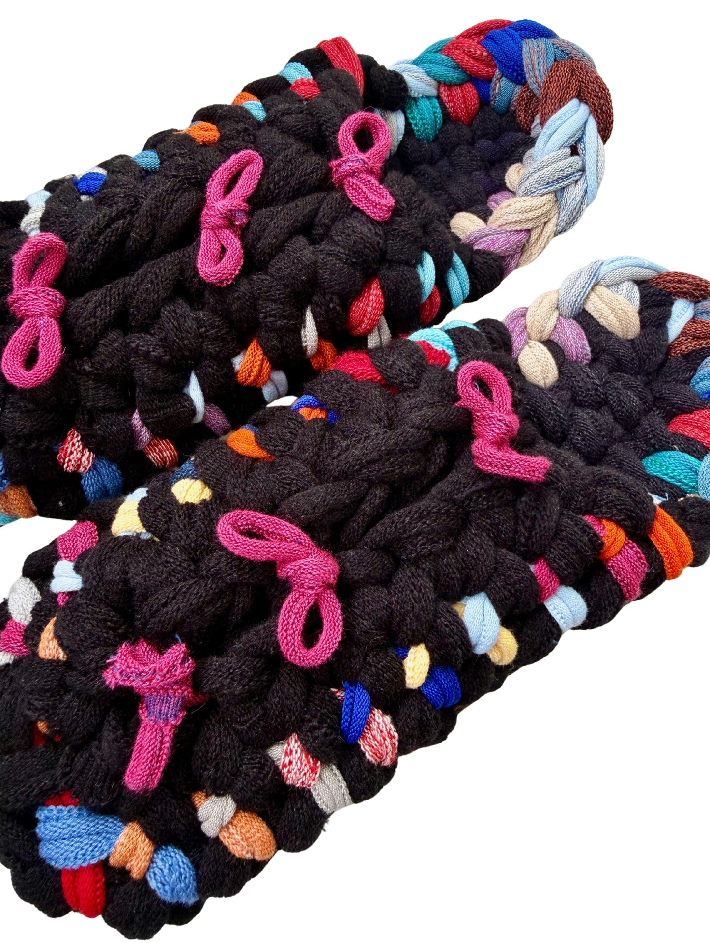 XL | Knit up-cycle slippers 2025-XL21 [XL]