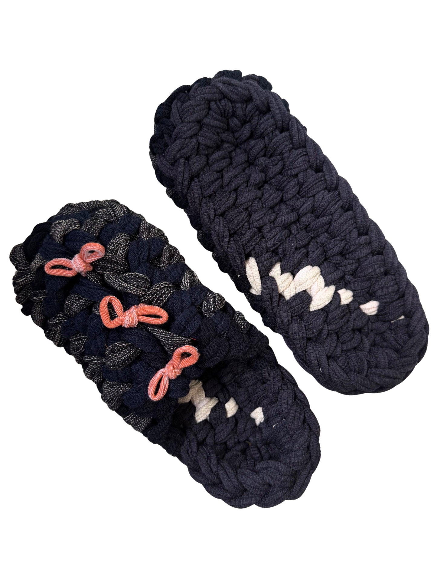 Large | Knit up-cycle slippers 2025-Large49 [Large]