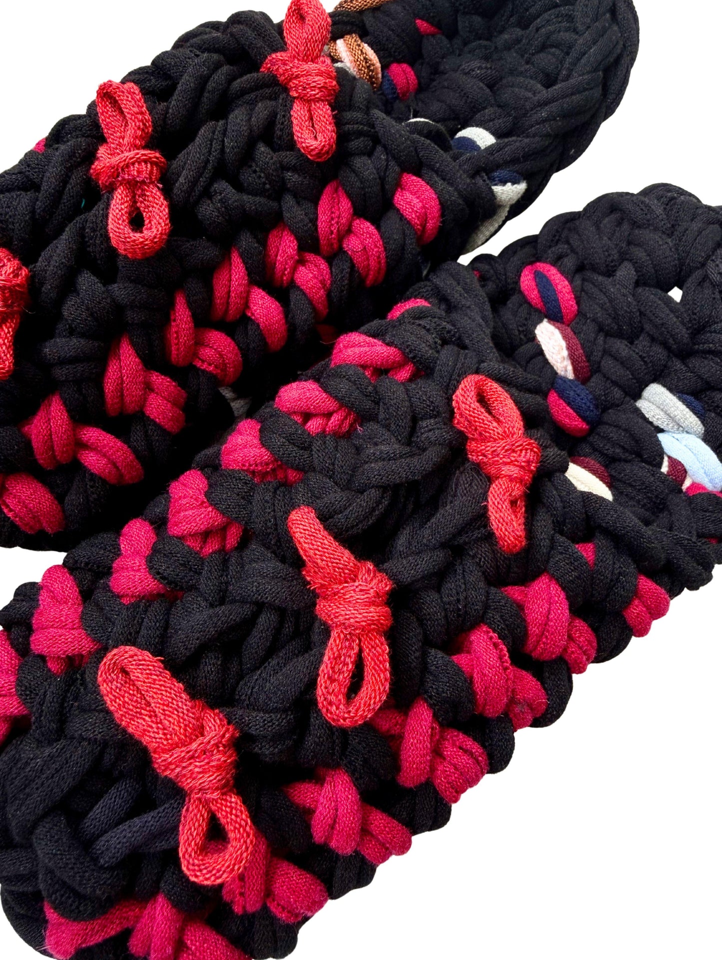 XL | Knit up-cycle slippers 2025-XL22 [XL]