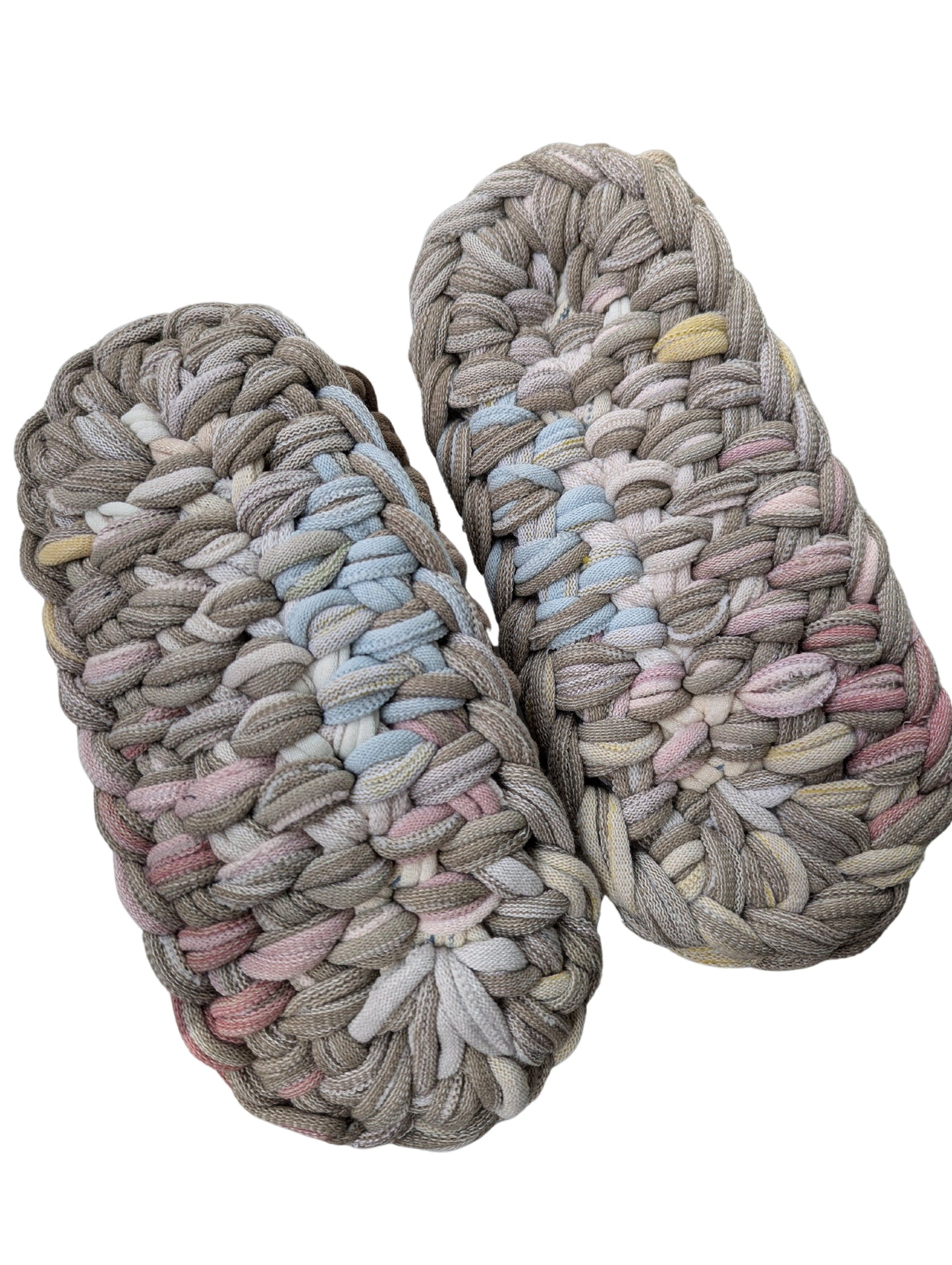 Medium | Knit up-cycle slippers 2024-M103 [Medium]