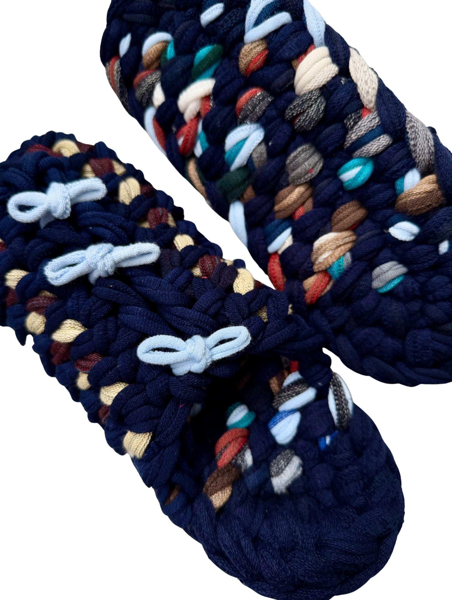 XL | Knit up-cycle slippers 2025-XL13 [XL]