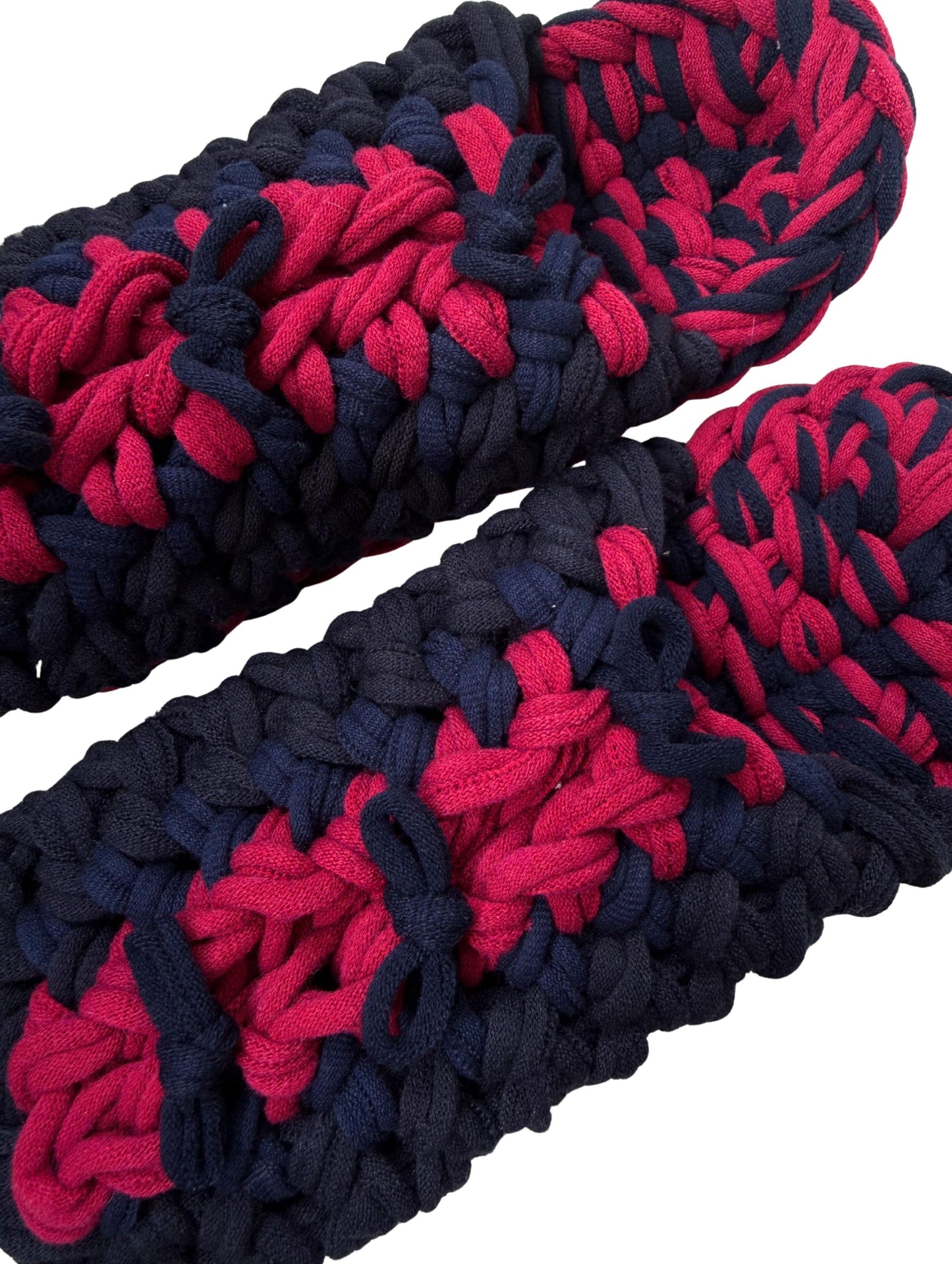 XL | Gestrickte Upcycling-Hausschuhe 2024-XL80 [XL]