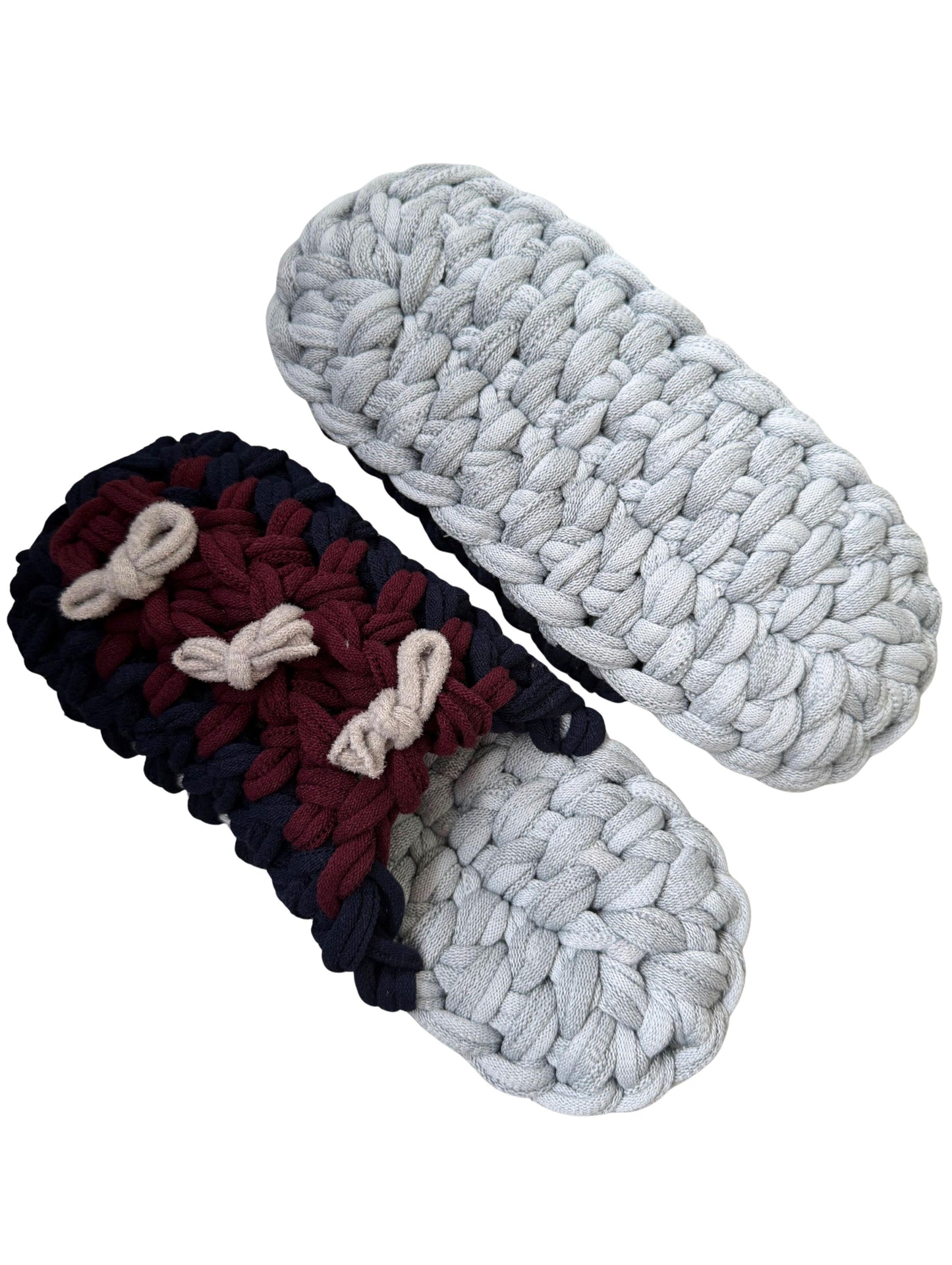 Large | Knit up-cycle slippers 2025-Large44 [Large]