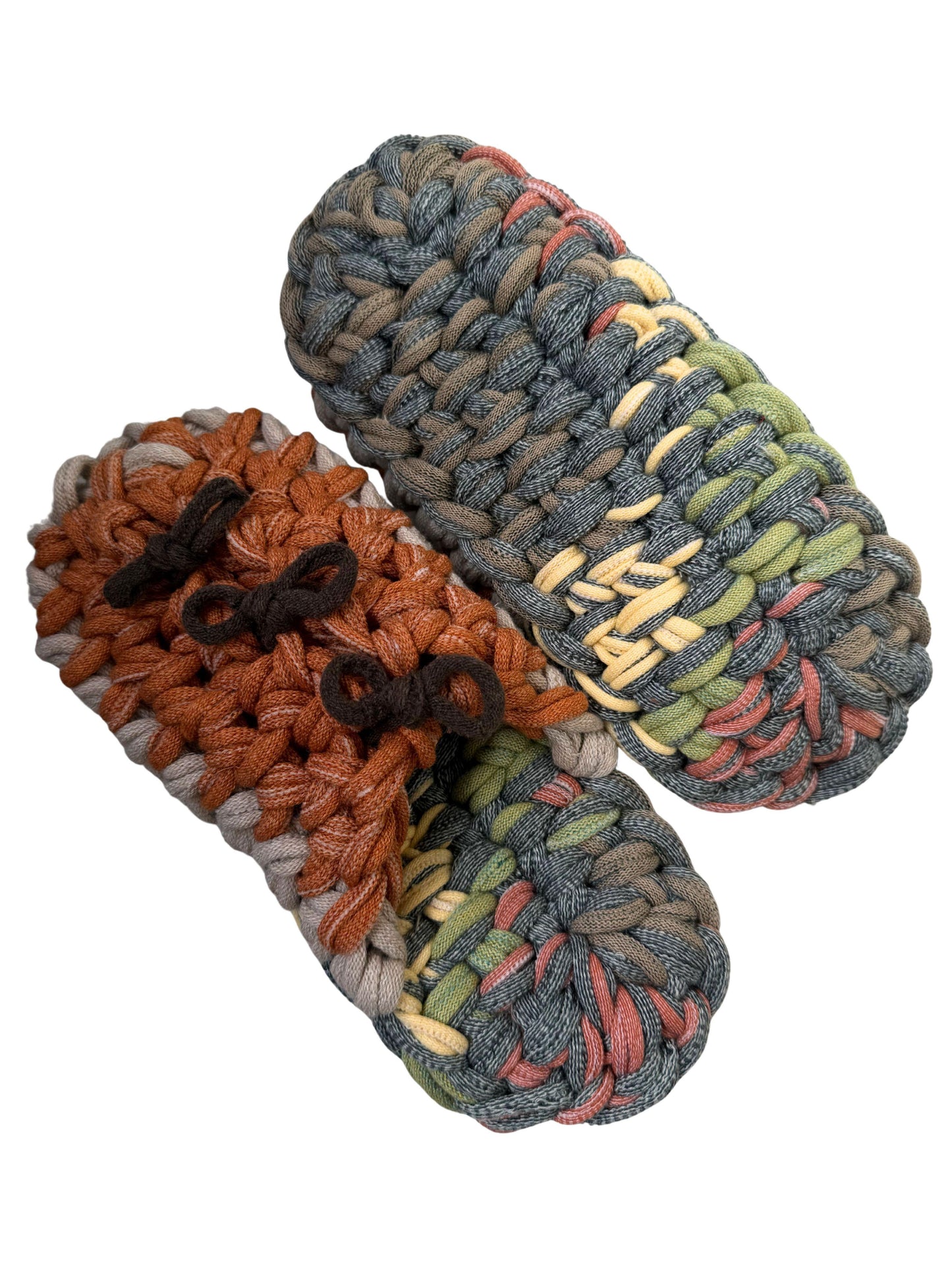 Large | Knit up-cycle slippers 2025-Large38 [Large]