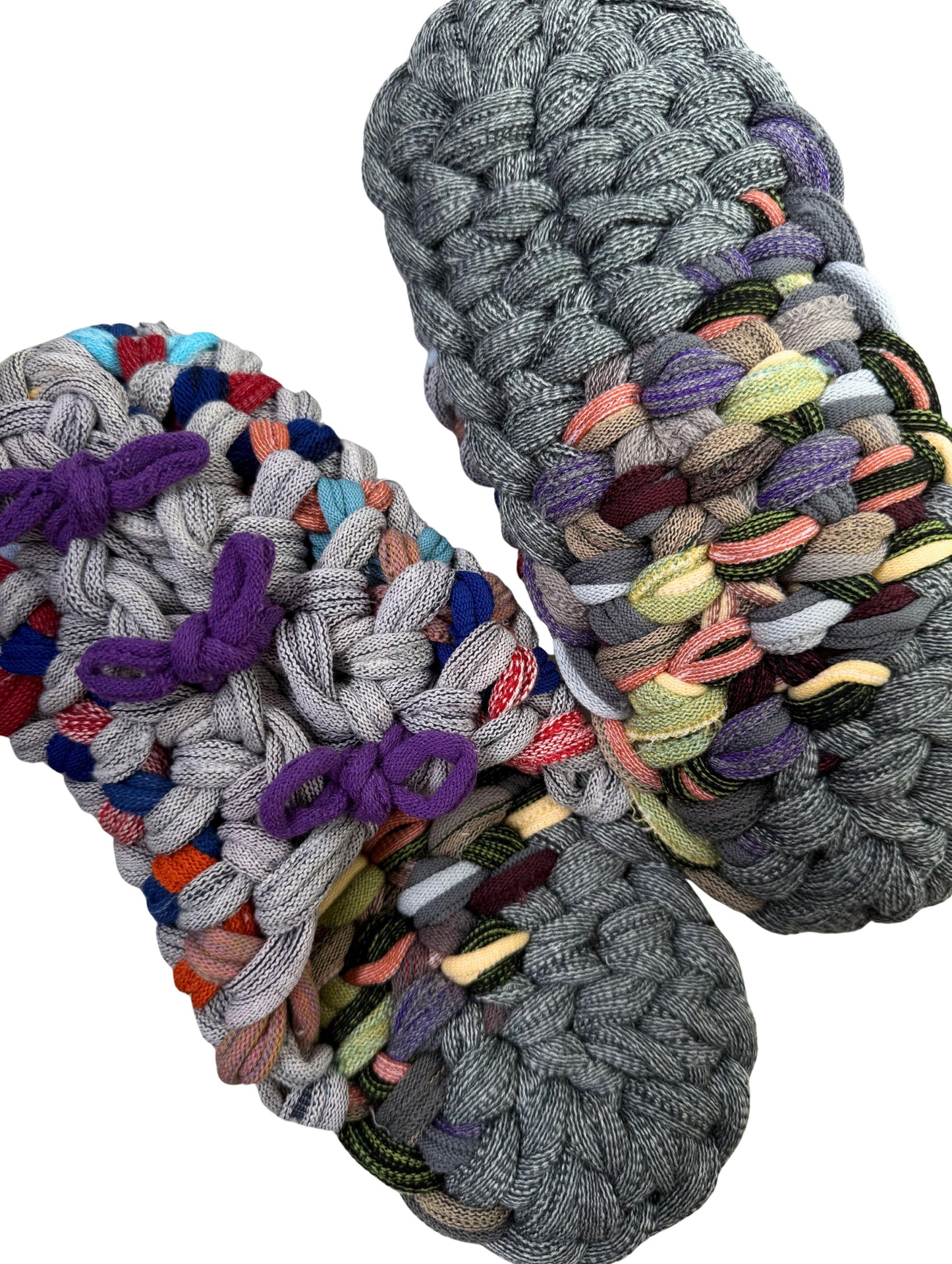 Large | Knit up-cycle slippers 2025-Large36 [Large]