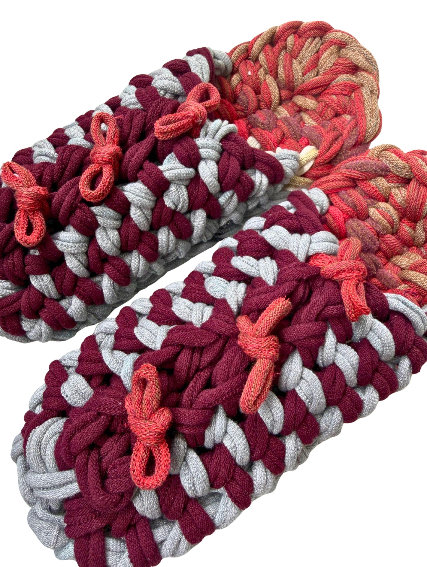 XL | Knit up-cycle slippers 2025-XL18 [XL]