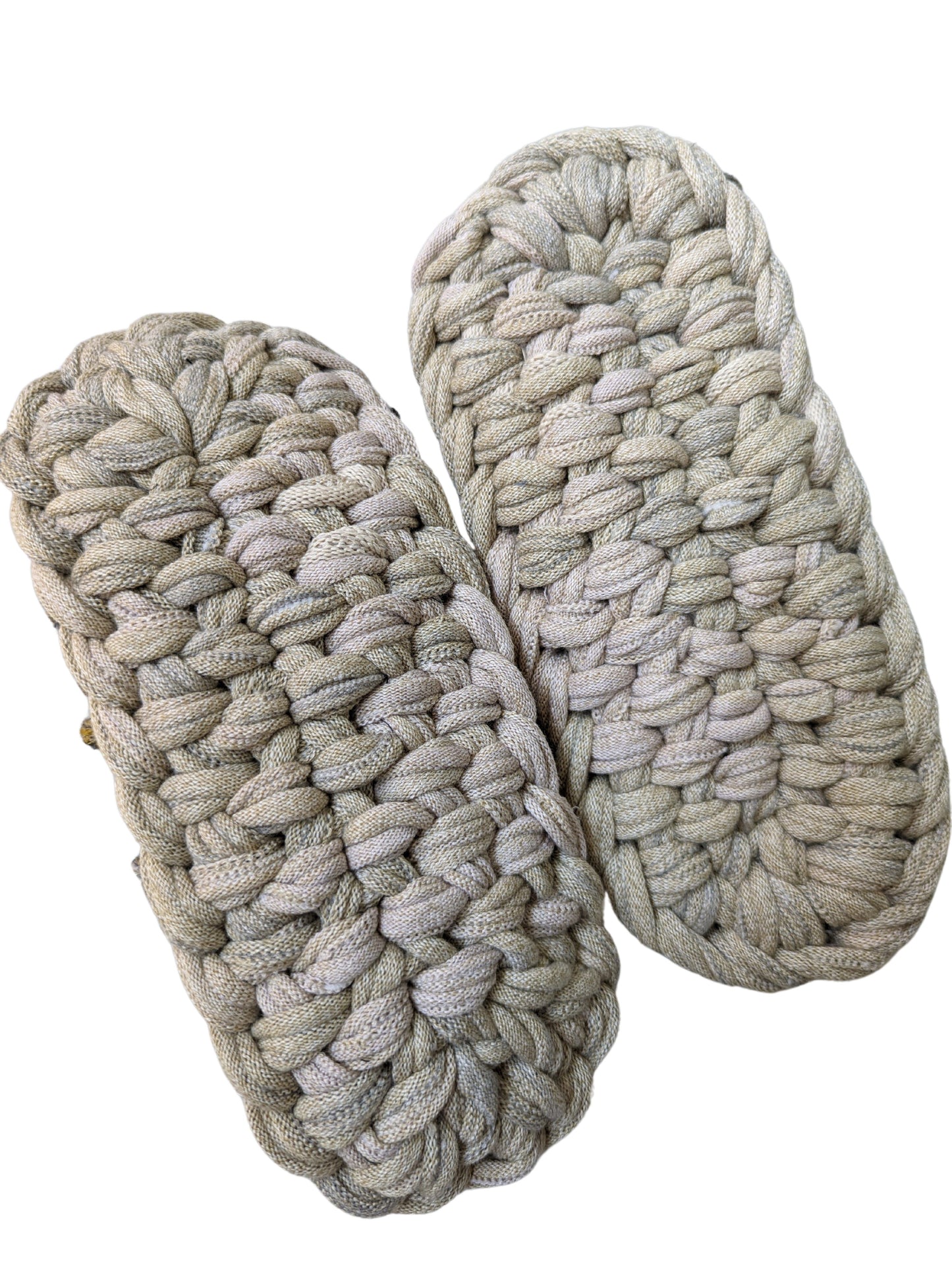 Medium | Knit up-cycle slippers 2024-M60 [Medium]