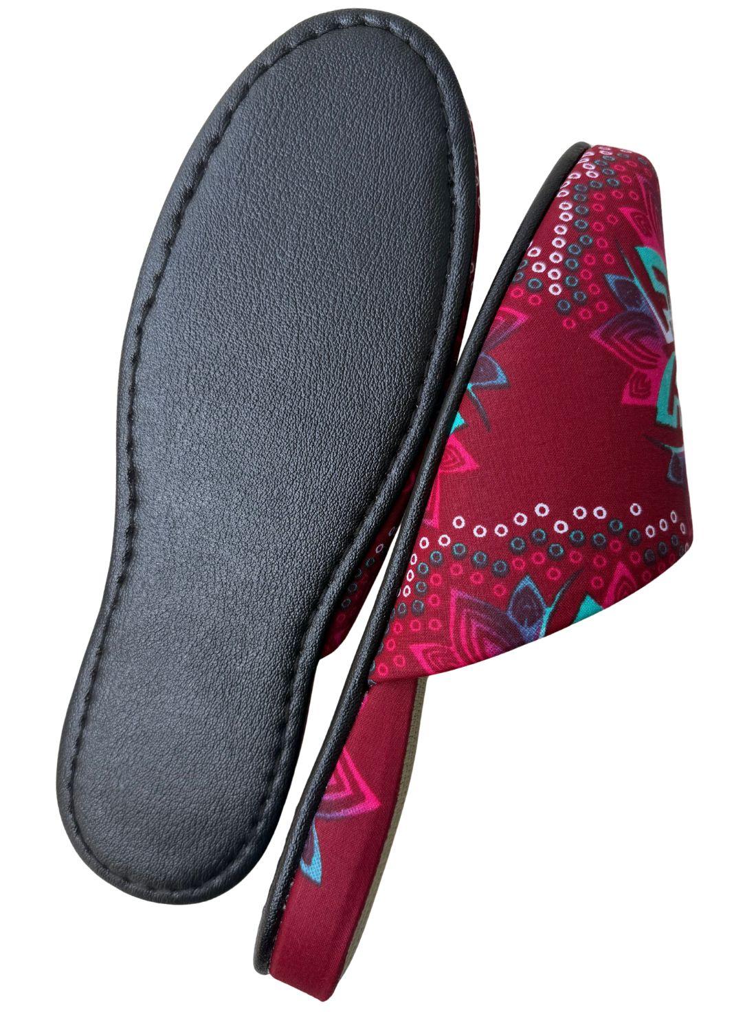 Large | Tatami Print Mix Slippers 2026SS-006 [Easy-care sole]