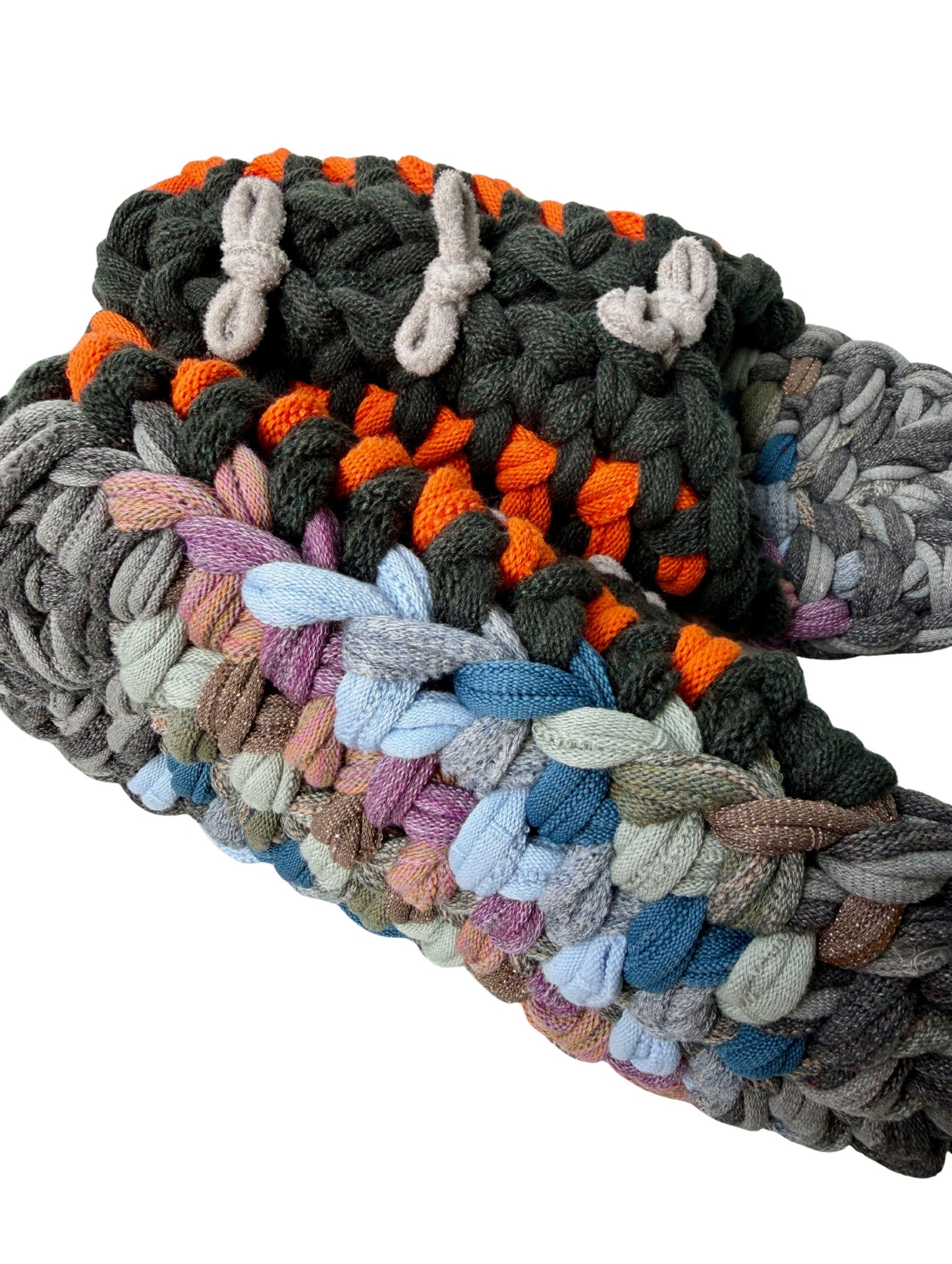 XL | Knit up-cycle slippers 2025-XL04 [XL]