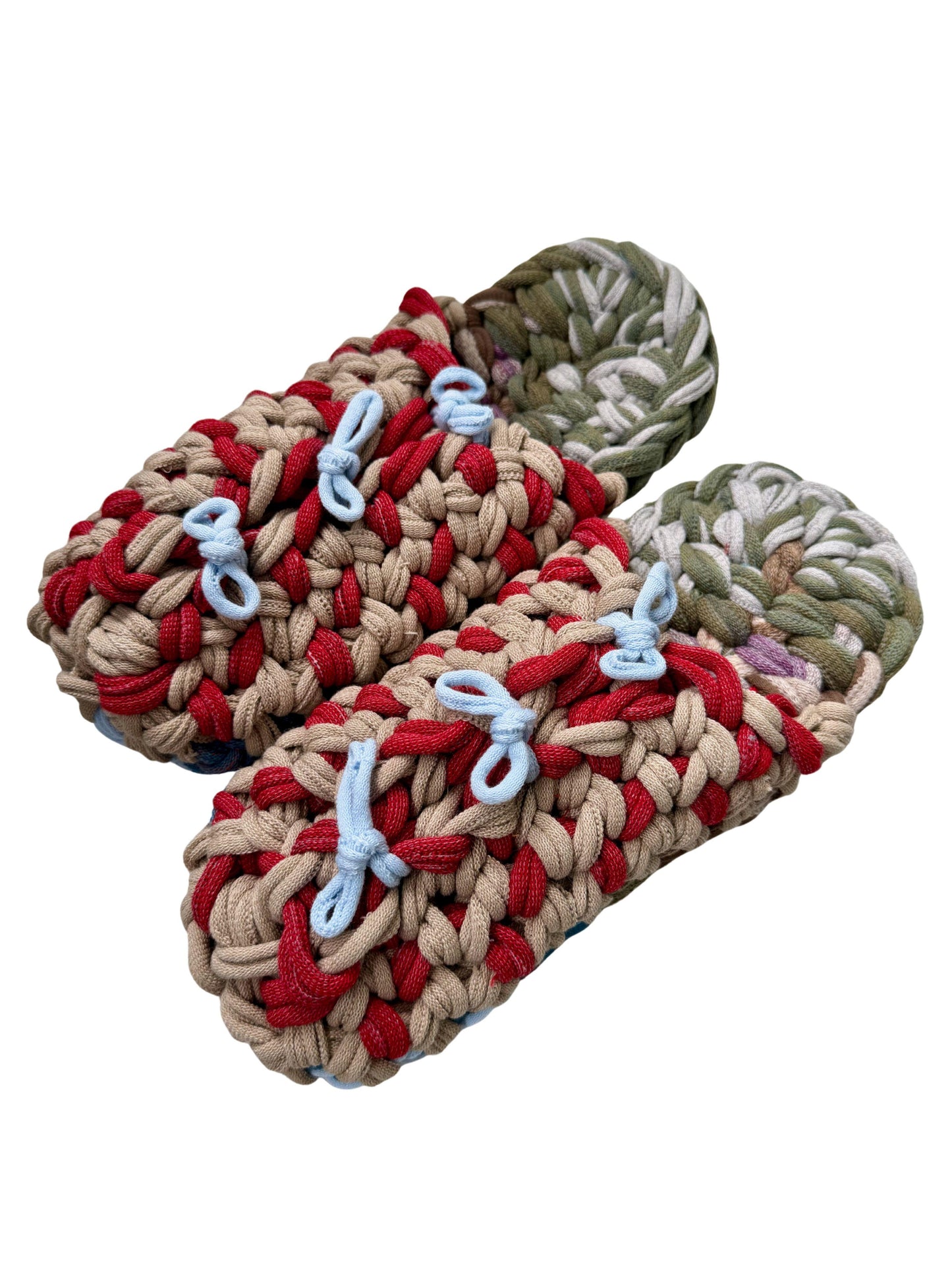 XL | Knit up-cycle slippers 2025-XL20 [XL]