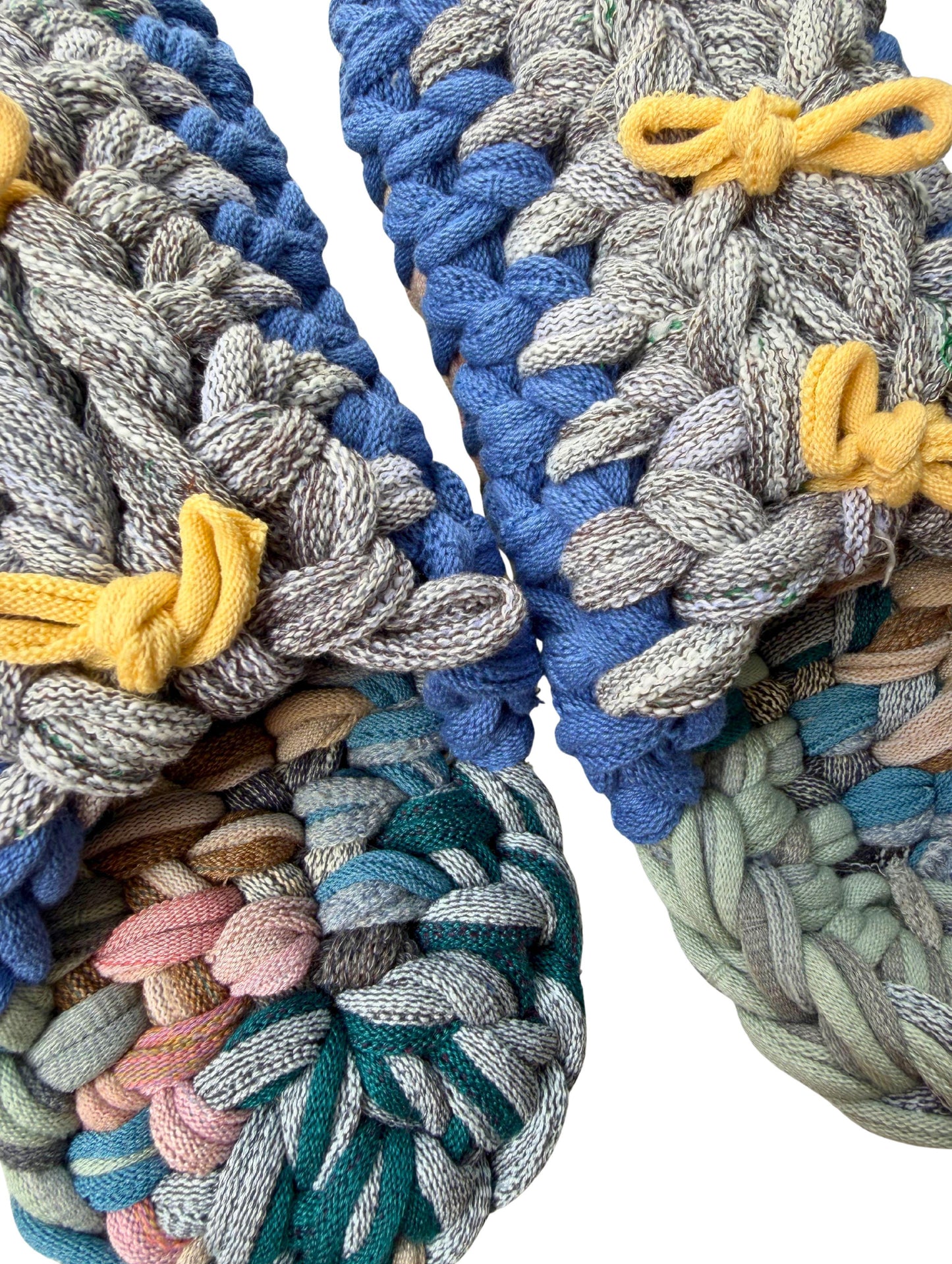 XL | Knit up-cycle slippers 2025-XL06 [XL]