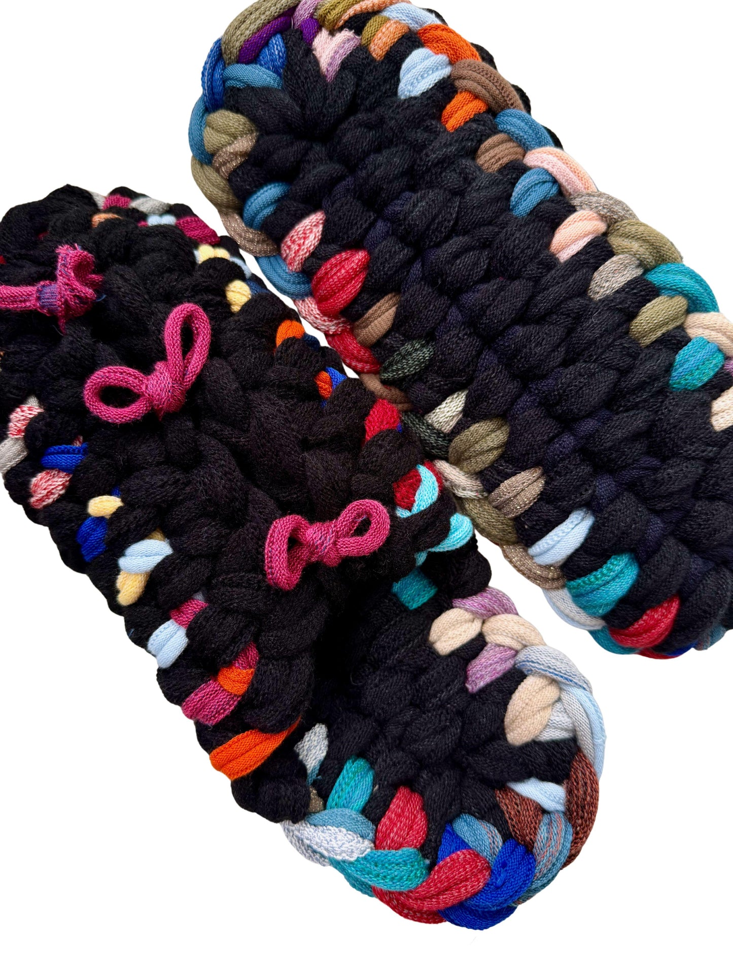 XL | Knit up-cycle slippers 2025-XL21 [XL]