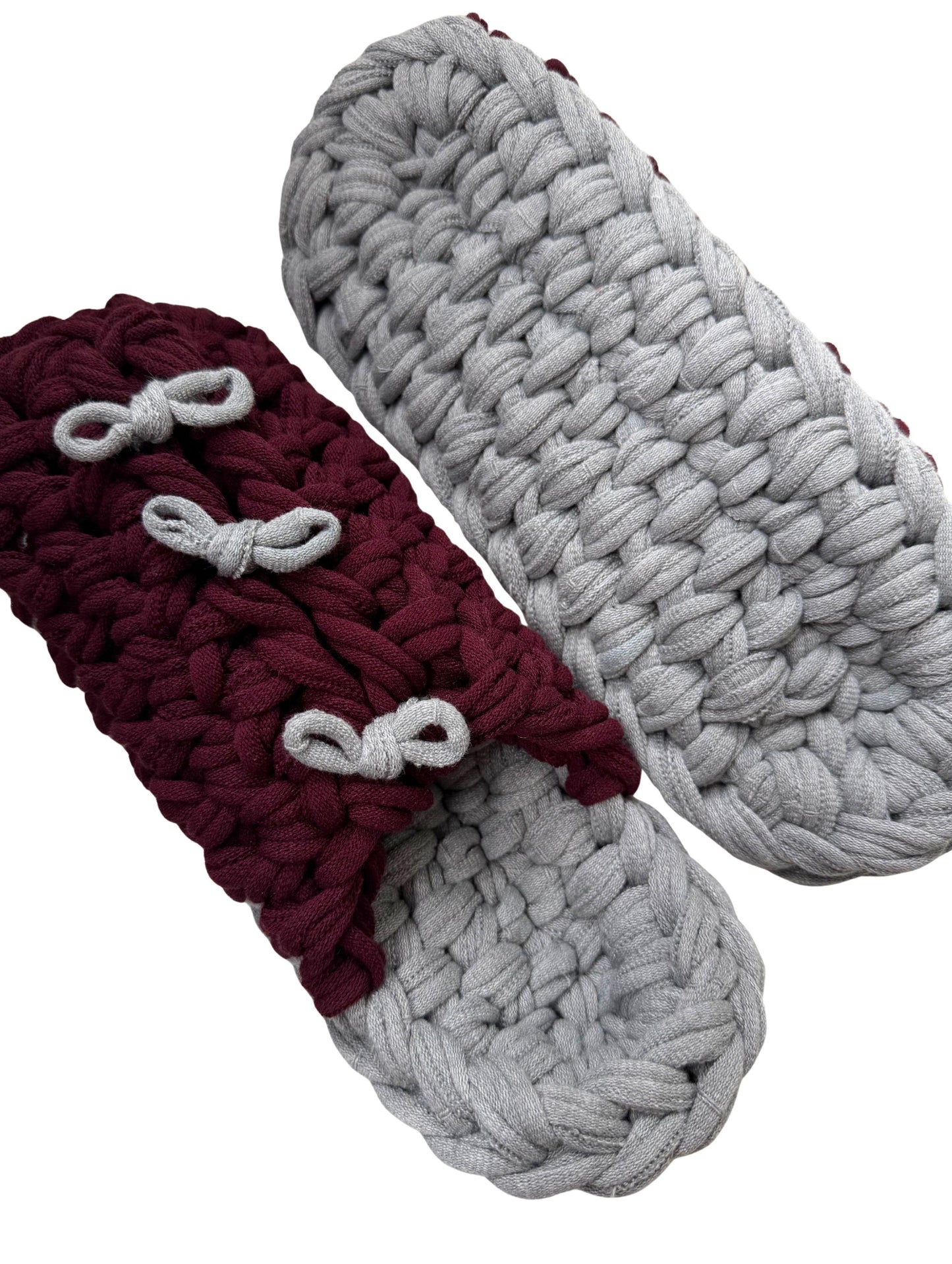 XL | Knit up-cycle slippers 2025-XL25 [XL]