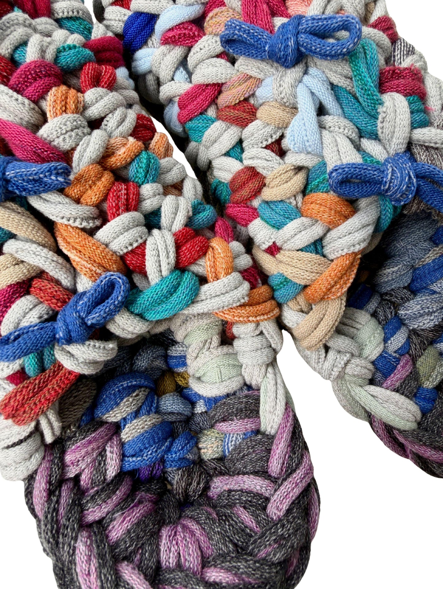 XL | Knit up-cycle slippers 2025-XL05 [XL]