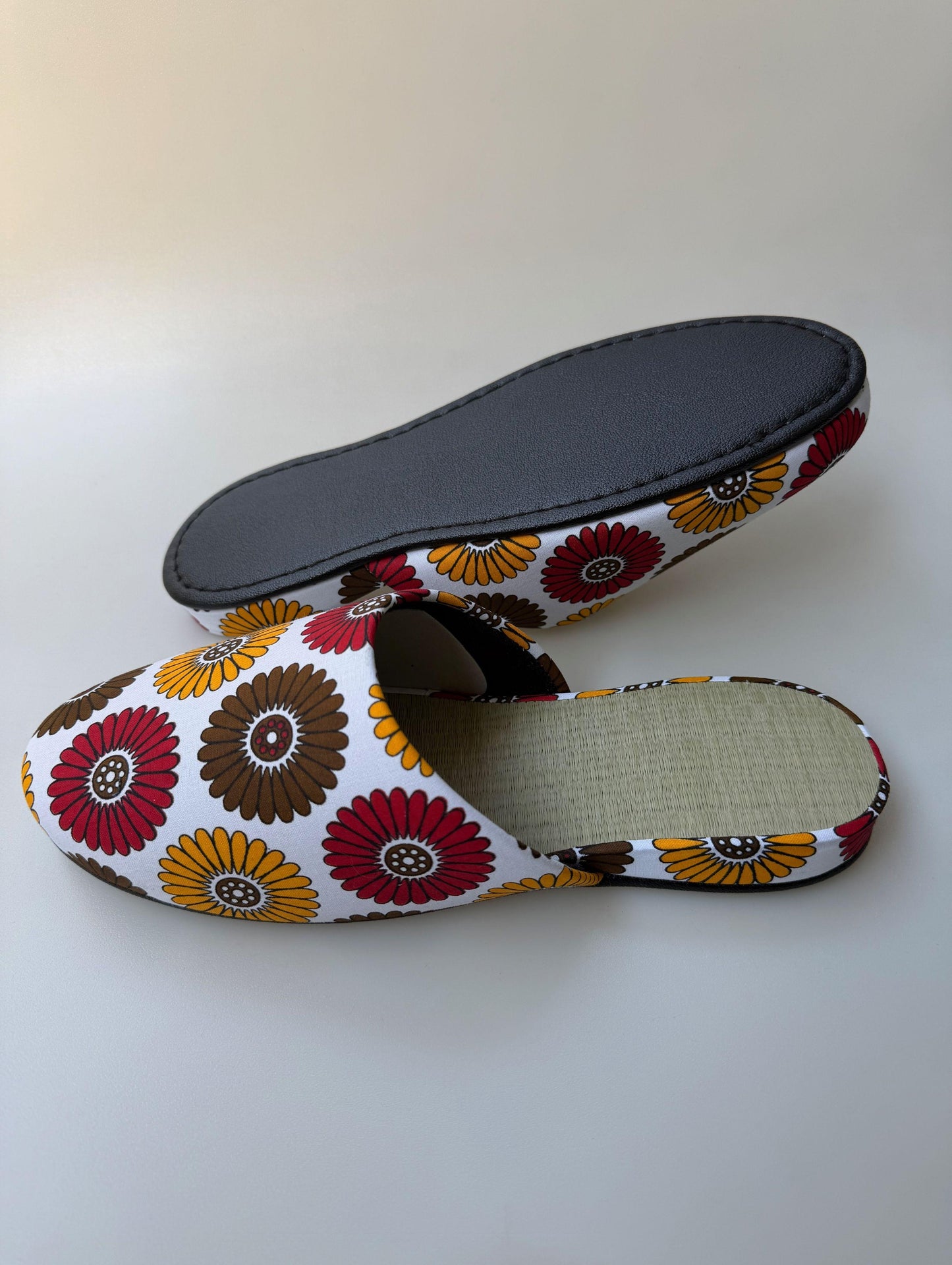 Large | Tatami Print Mix Slippers 2026SS-001 [Easy-care sole]