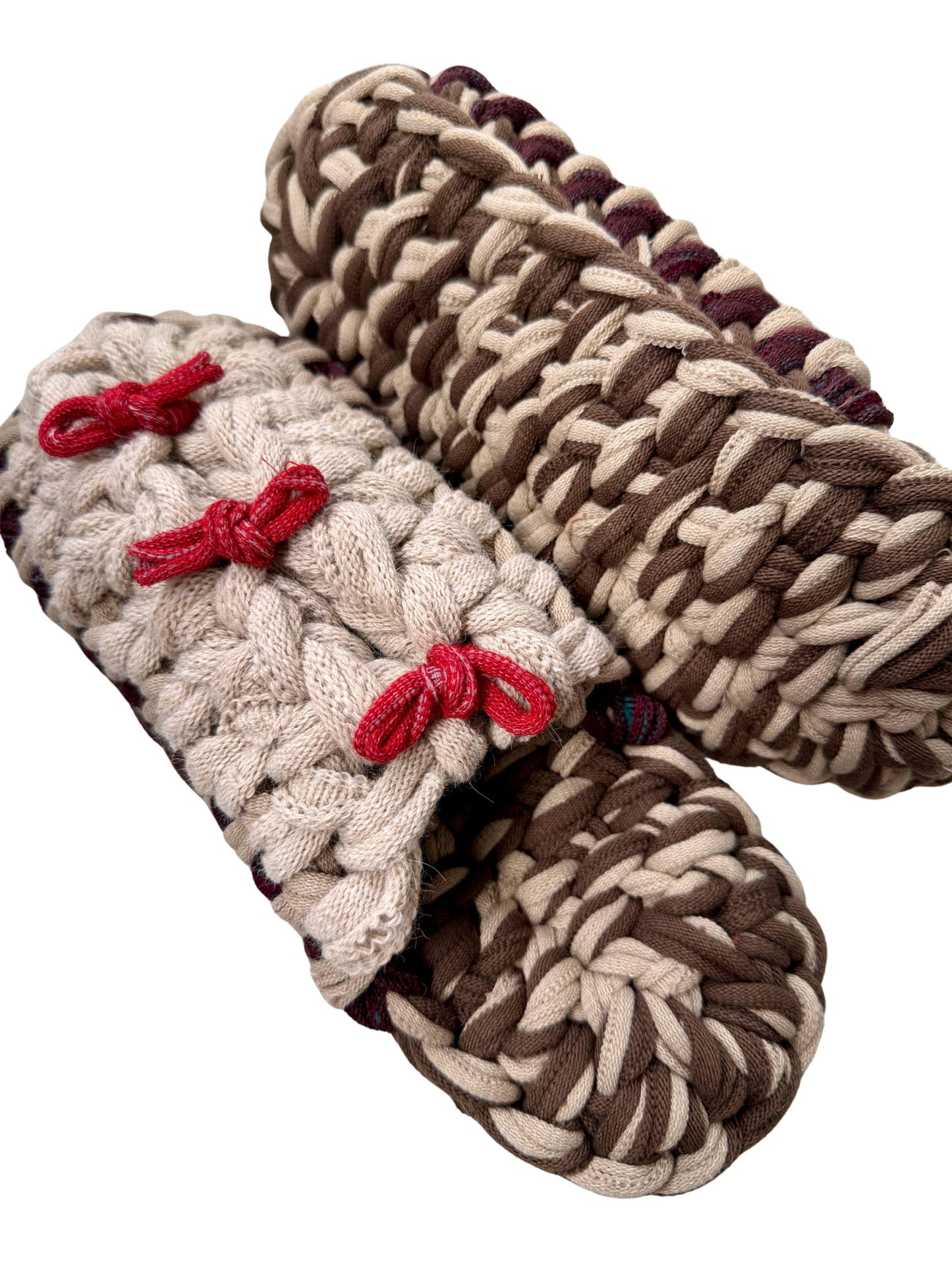 XL | Knit up-cycle slippers 2025-XL09 [XL]