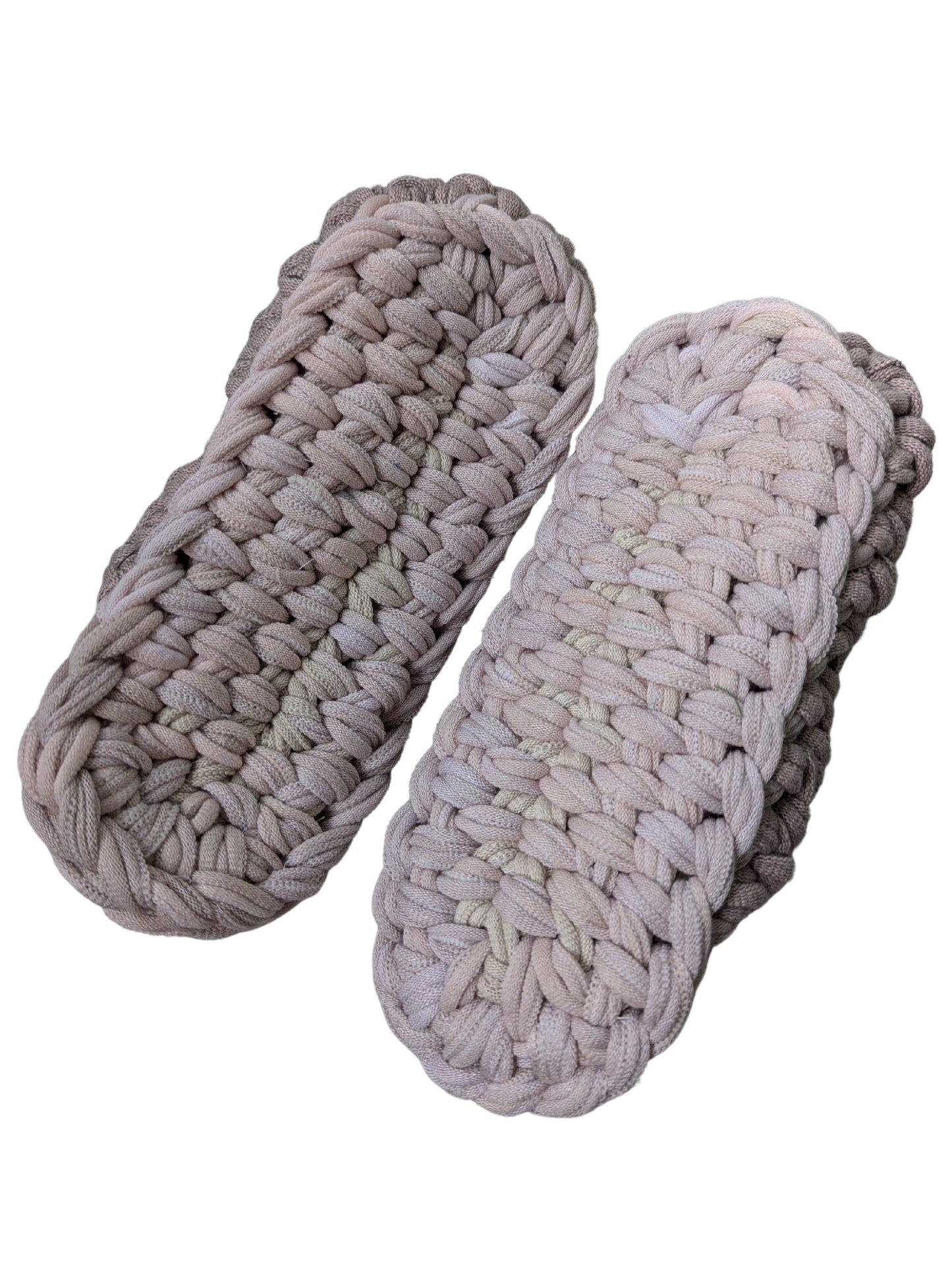 Medium | Knit up-cycle slippers 2024-M117 [Medium]