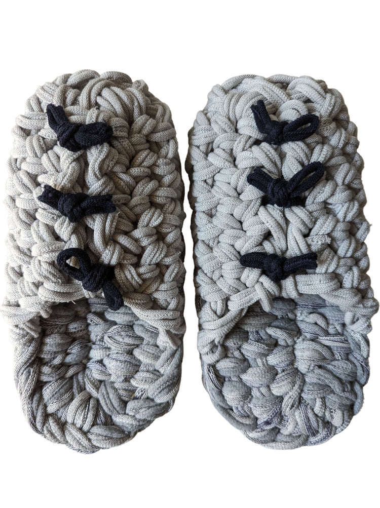 Medium | Knit up-cycle slippers 2023-M02 [Medium]