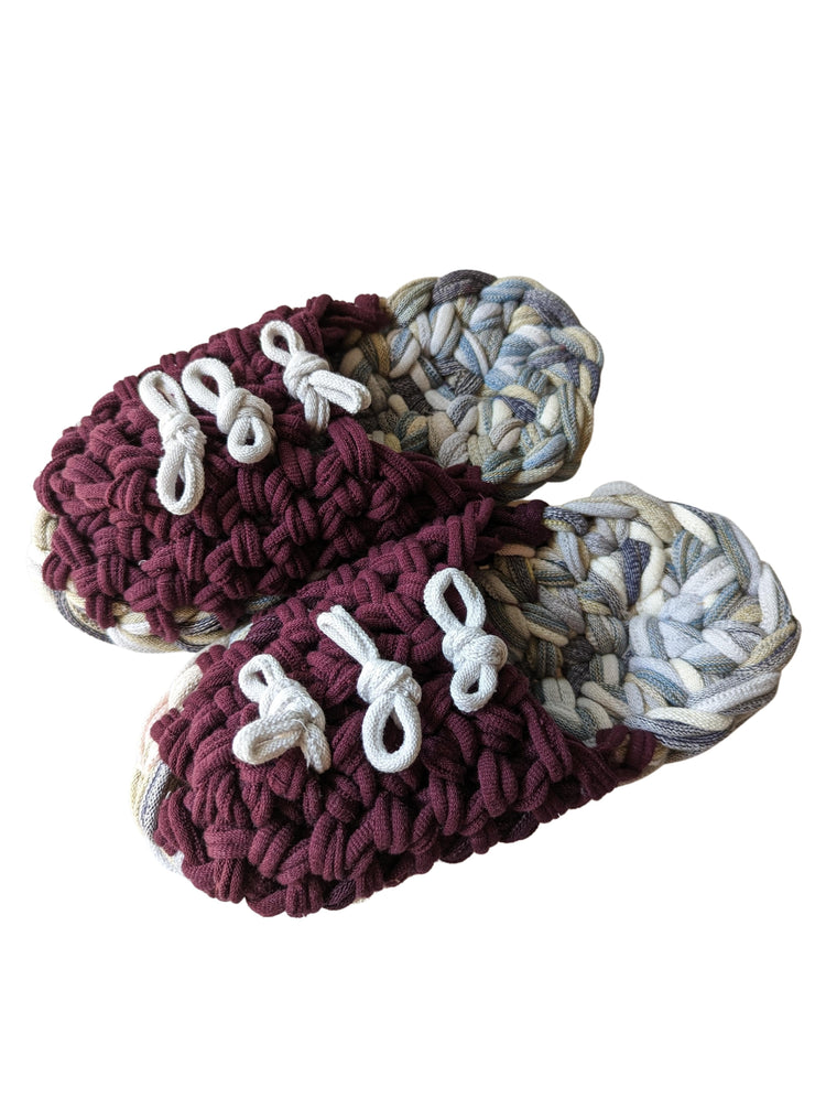 Medium | Knit up-cycle slippers 2023-M03 [Medium]