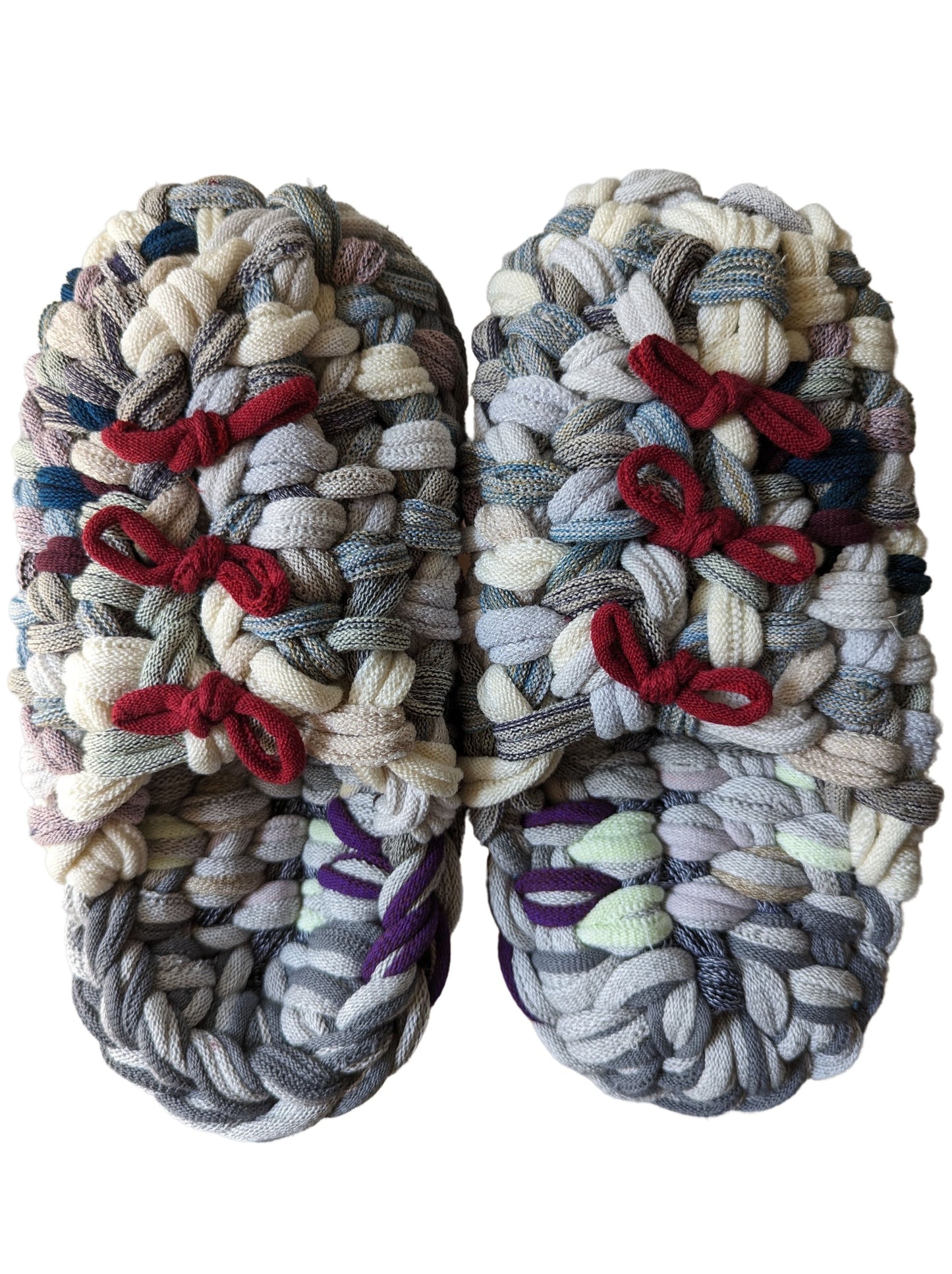 Medium | Knit up-cycle slippers 2023-M04 [Medium]