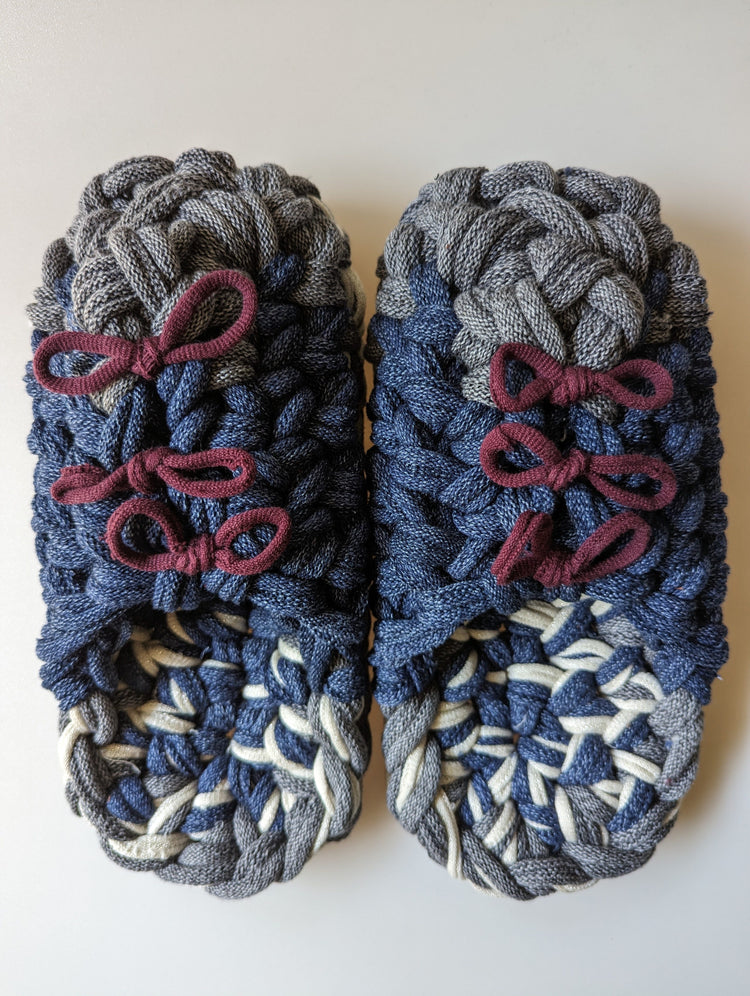 Medium | Knit up-cycle slippers 2023-M05 [Medium]