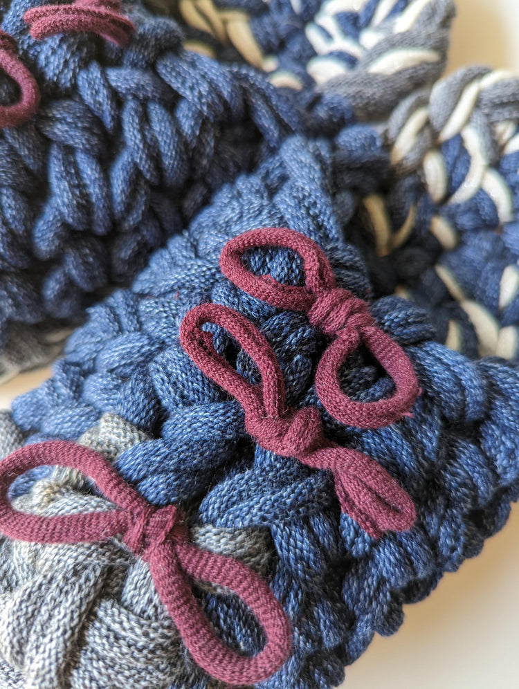 Medium | Knit up-cycle slippers 2023-M05 [Medium]