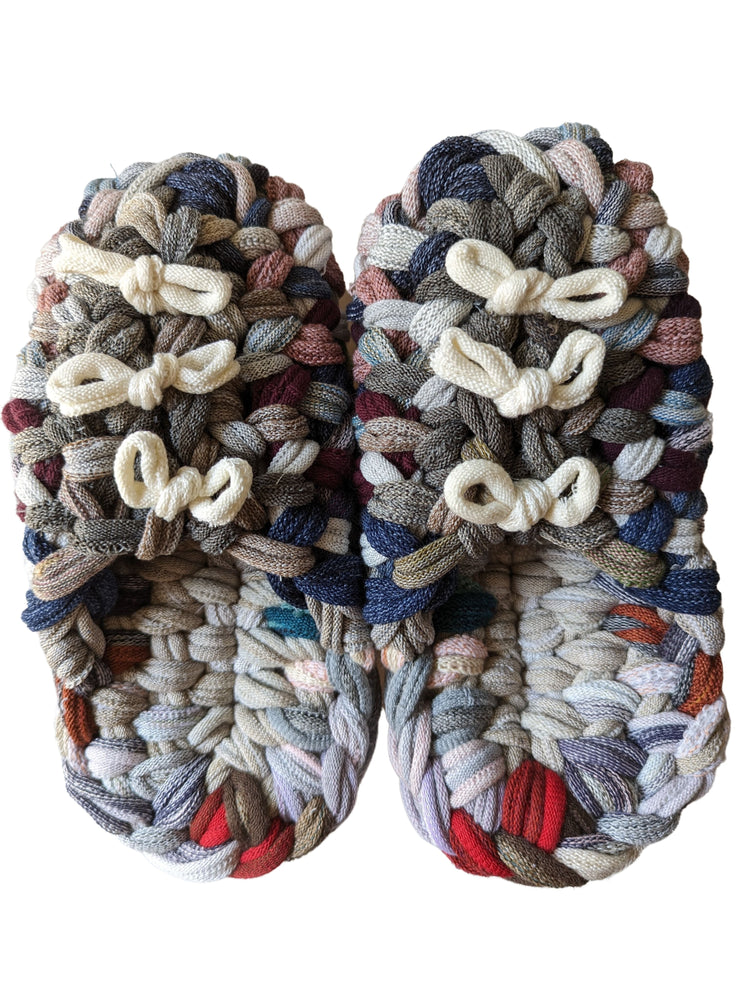 Medium | Knit up-cycle slippers 2023-M11 [Medium]