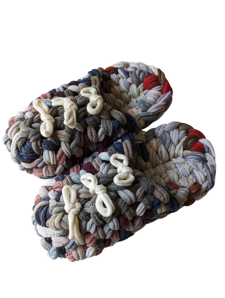 Medium | Knit up-cycle slippers 2023-M11 [Medium]