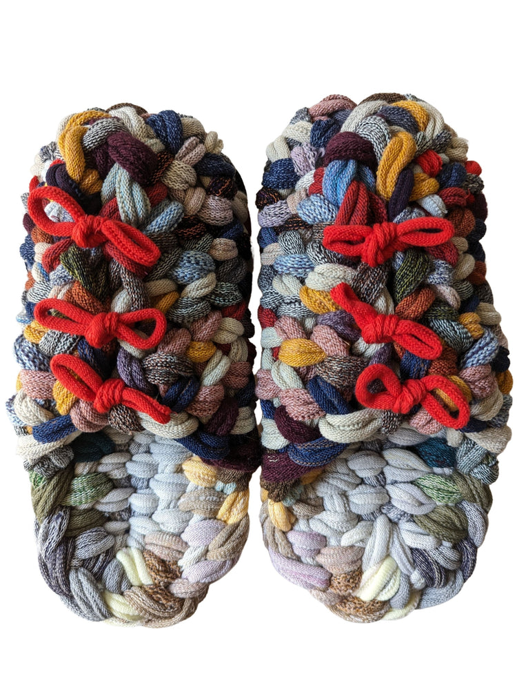 Medium | Knit up-cycle slippers 2023-M13 [Medium]