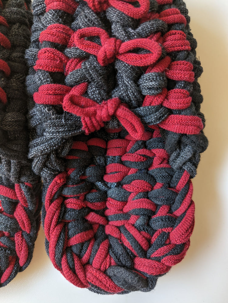 Medium | Knit up-cycle slippers 2023-M14 [Medium]