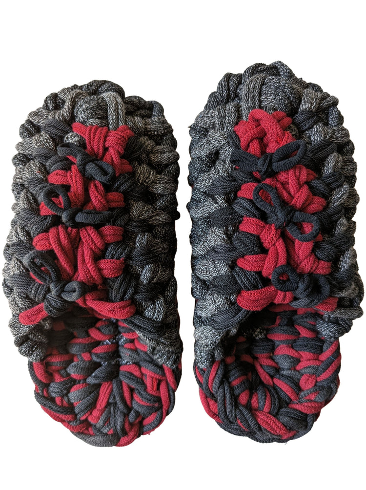 Medium | Knit up-cycle slippers 2023-M16 [Medium]