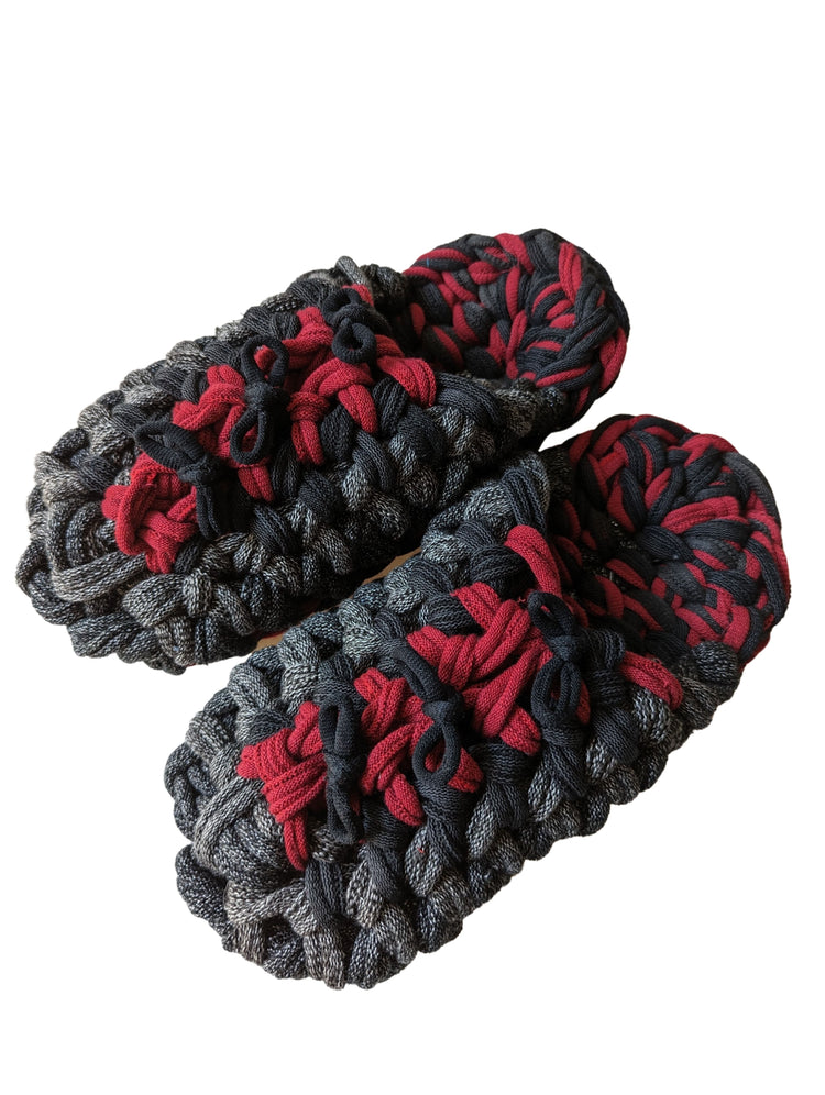 Medium | Knit up-cycle slippers 2023-M16 [Medium]