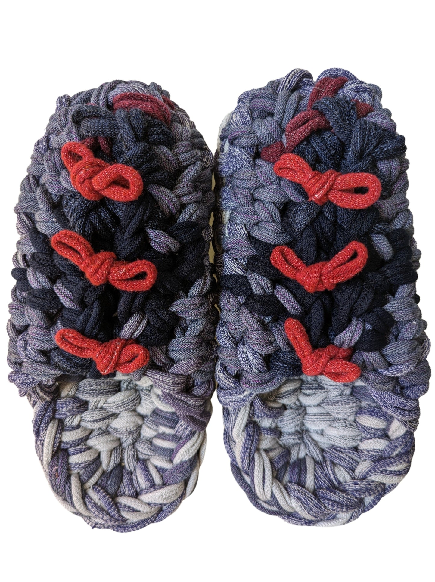 Large | Knit up-cycle slippers 2023-L37 [Large]
