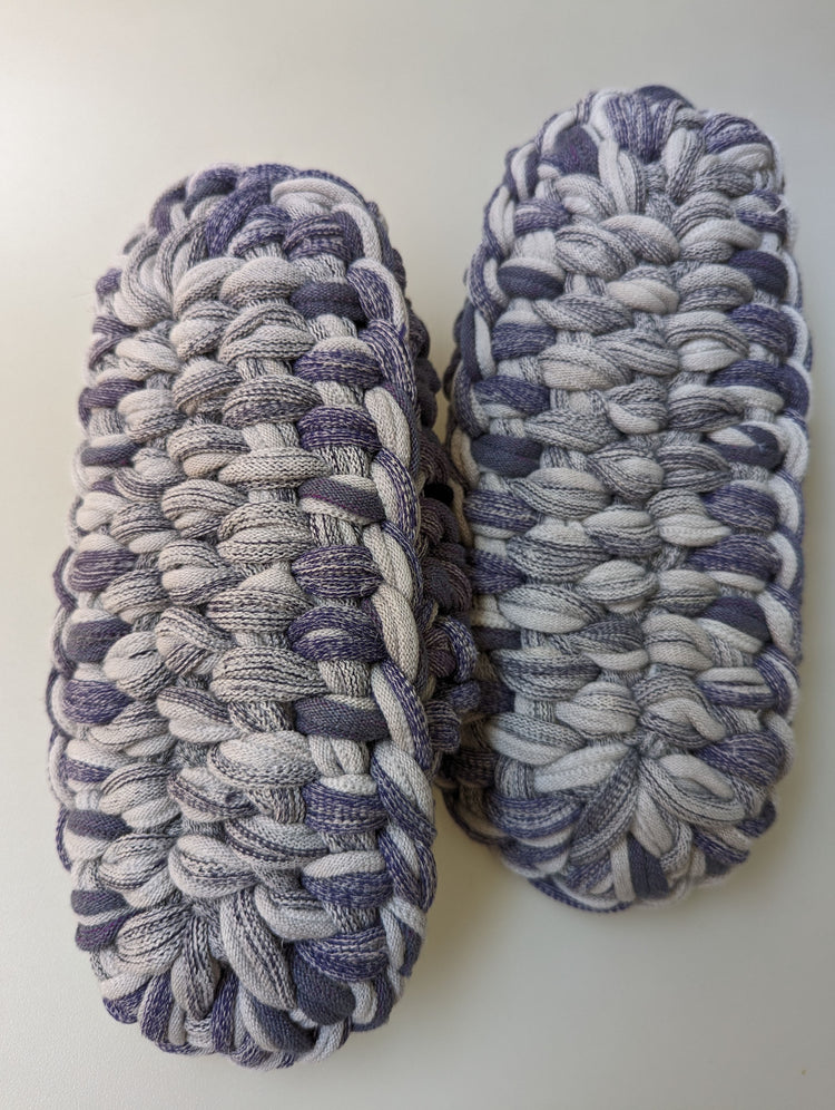 Large | Knit up-cycle slippers 2023-L37 [Large]