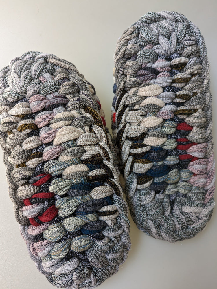 XL | Knit up-cycle slippers 2023-XL39 [XL]