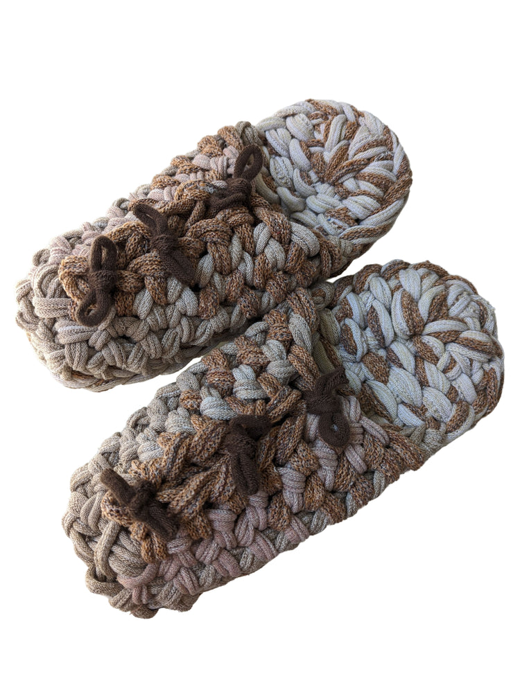XL | Knit up-cycle slippers 2023-XL41 [XL]